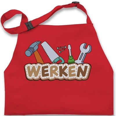 Shirtracer Kochschürze Werken Werkunterricht Basteln, (1-tlg), Lustige Kinder-Schürze