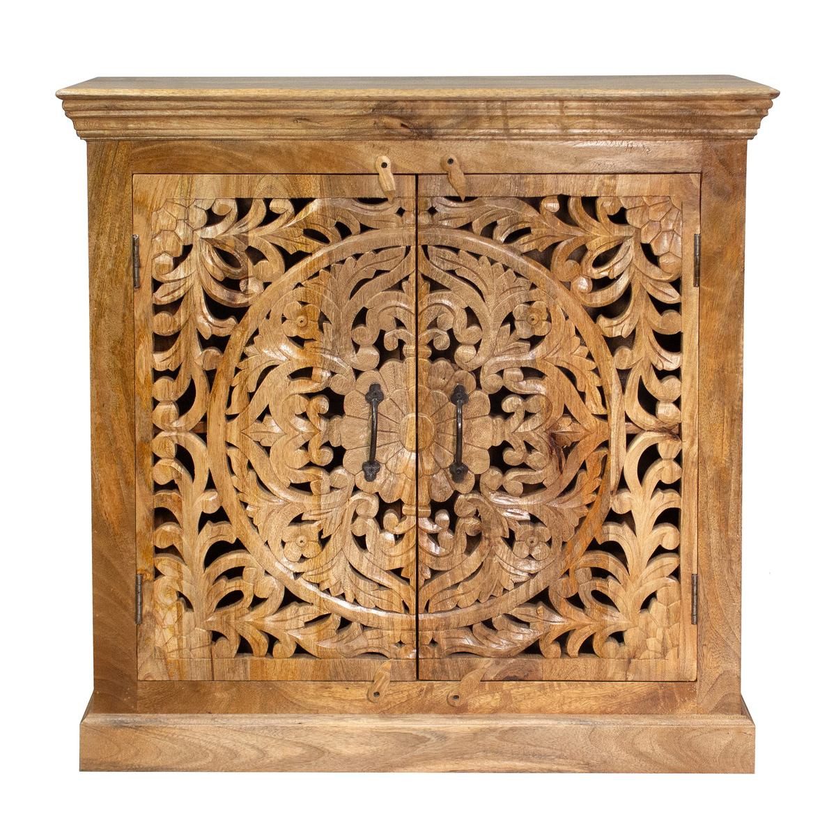 Oriental Galerie Unterschrank Natur Sideboard Benisha Indien 90 cm