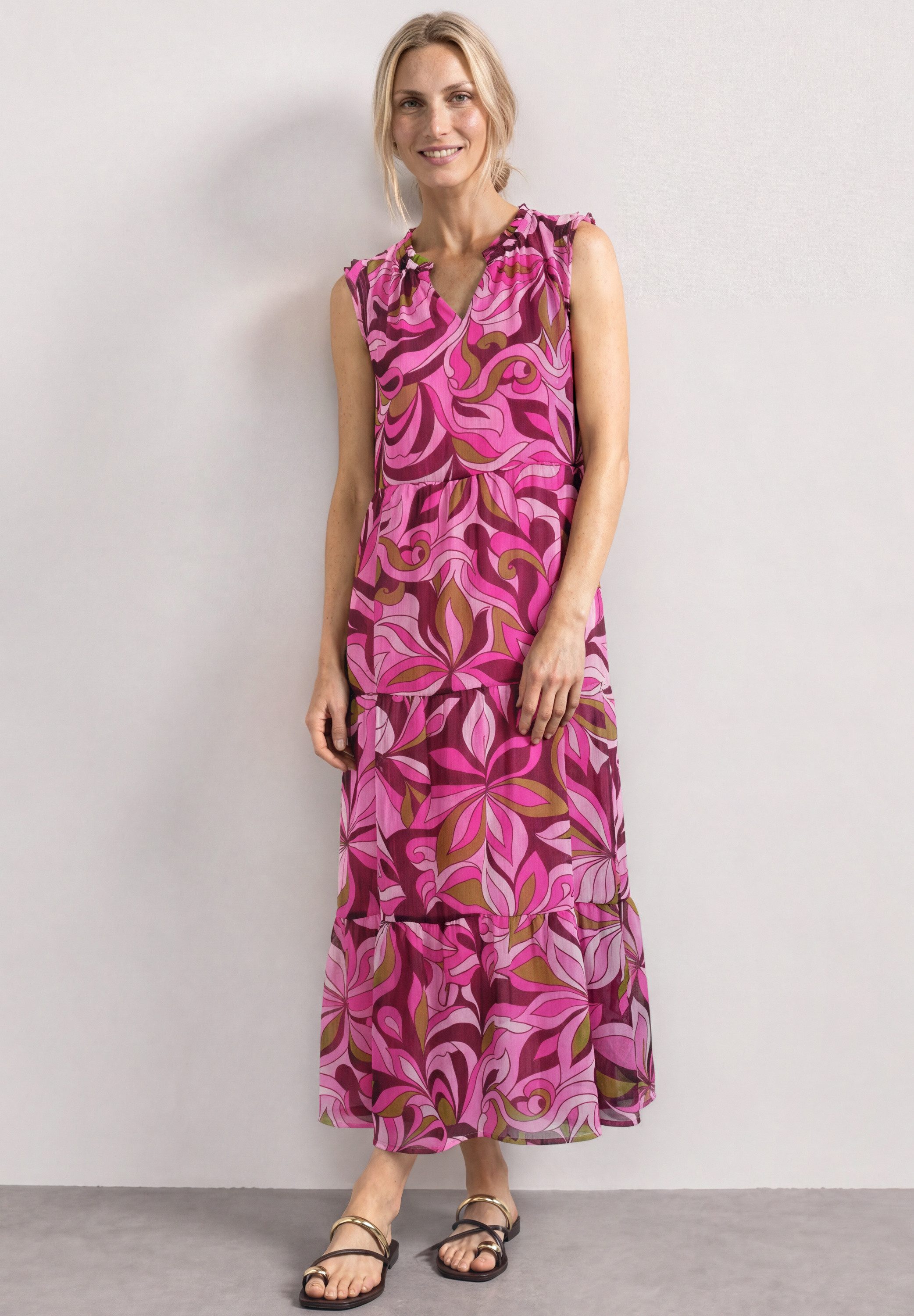STREET ONE Maxikleid mit Print