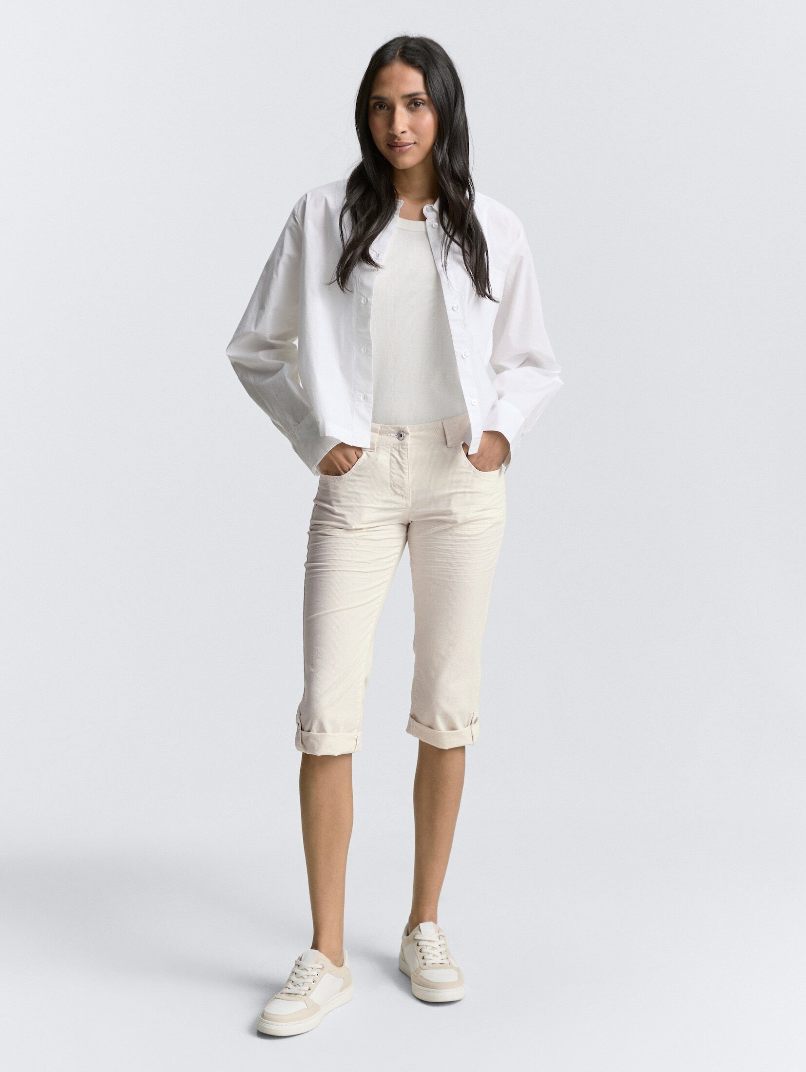 TOM TAILOR 3/4-Hose Tapered Relaxed Capri günstig online kaufen