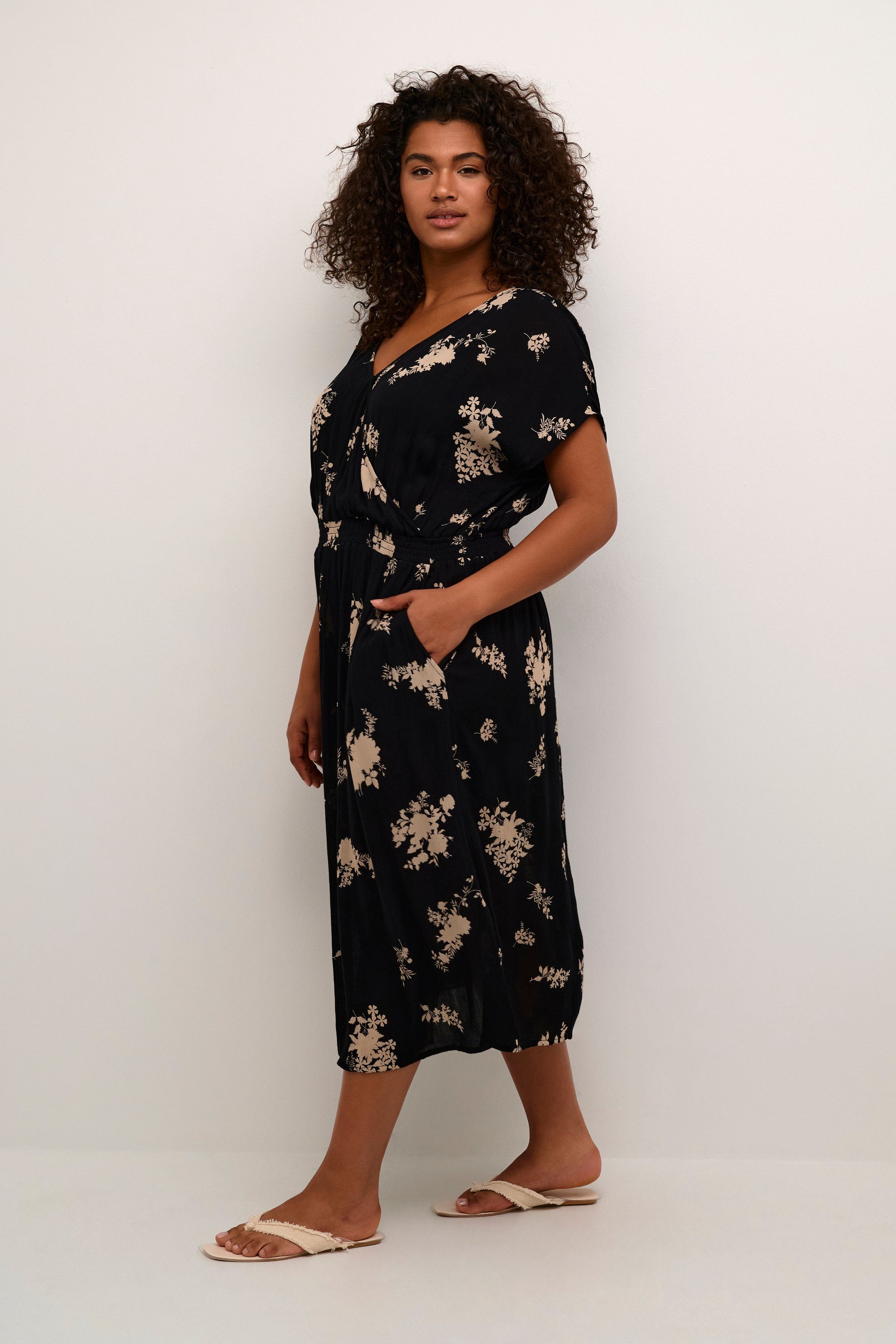 KAFFE Curve Blusenkleid Kleid KCjenna Große Größen