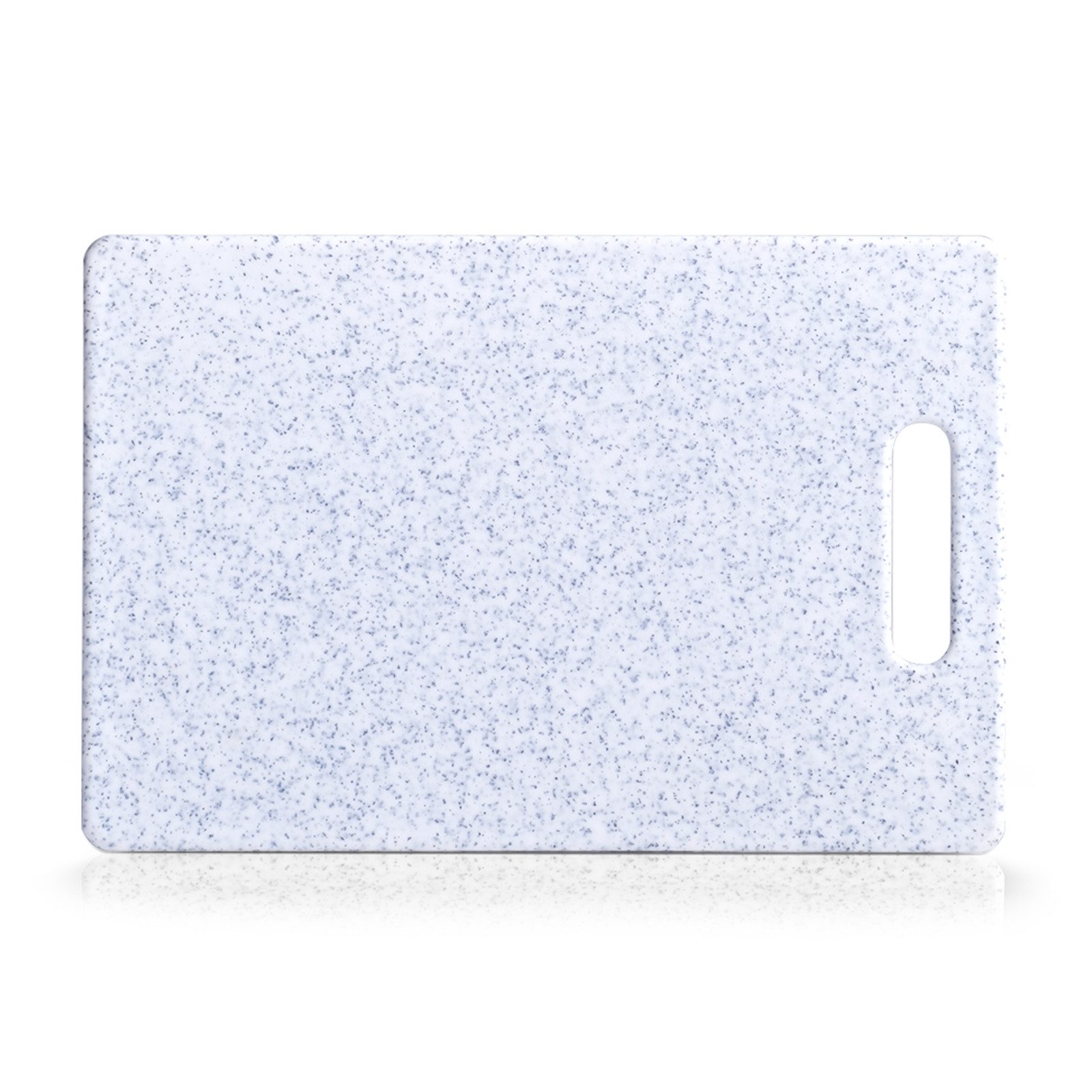 Zeller Present Schneidebrett Schneidbrett 30 x 20 cm Granitoptik Hellgrau, Kunststoff, (Stück, 1-St), Unterlage Kunststoff