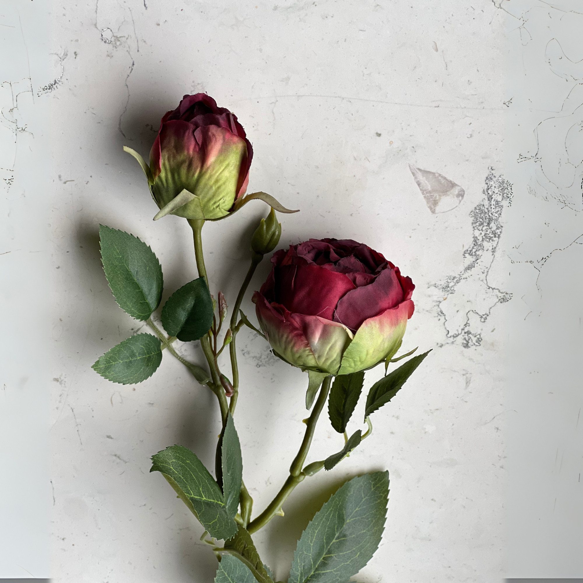 Kunstblumenstrauß Künstliche Rosen 3er Set 55cm. günstig online kaufen