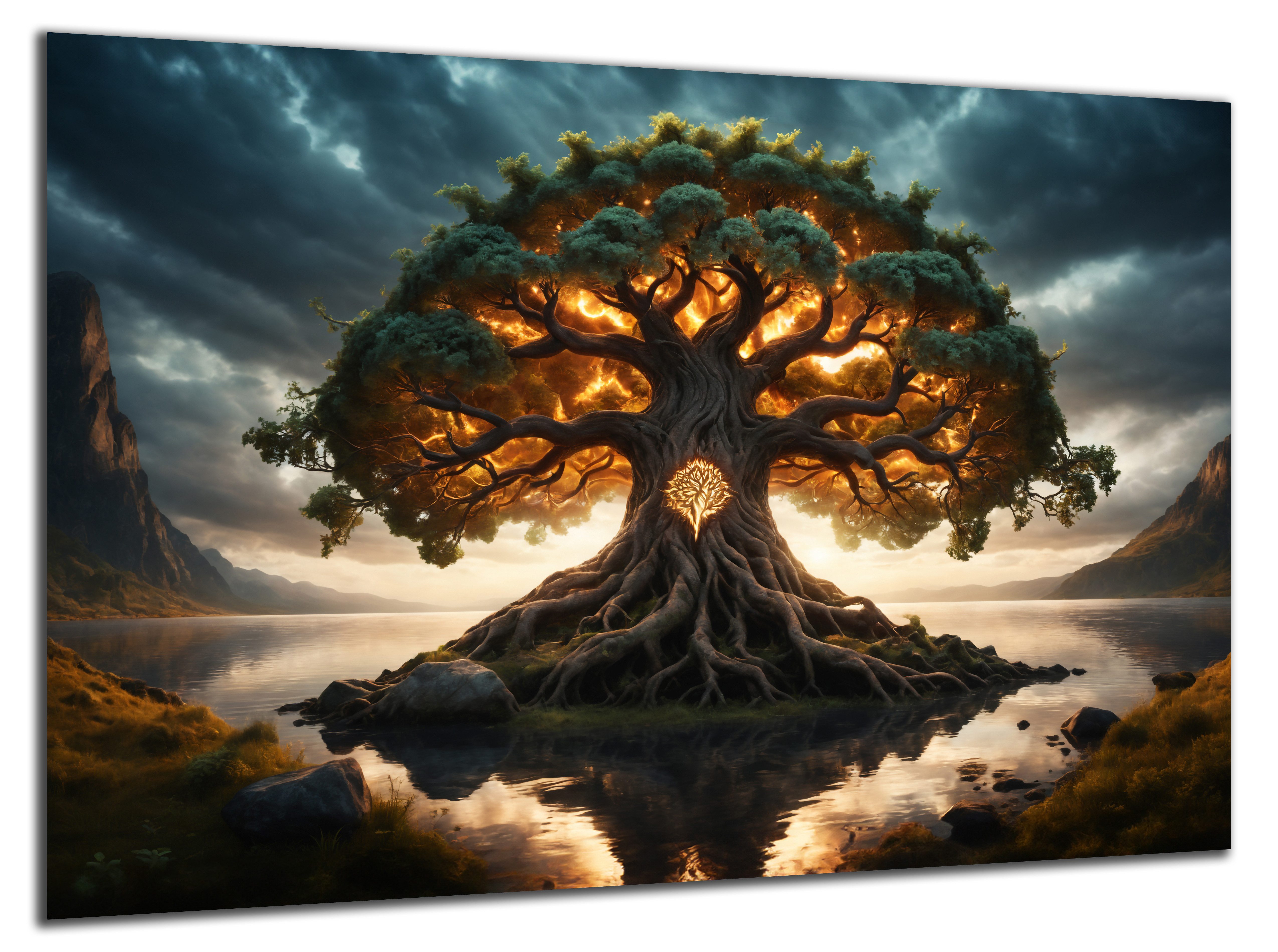 DARO Design Leinwandbild Modern Abstrakt Wandbilder günstig online kaufen