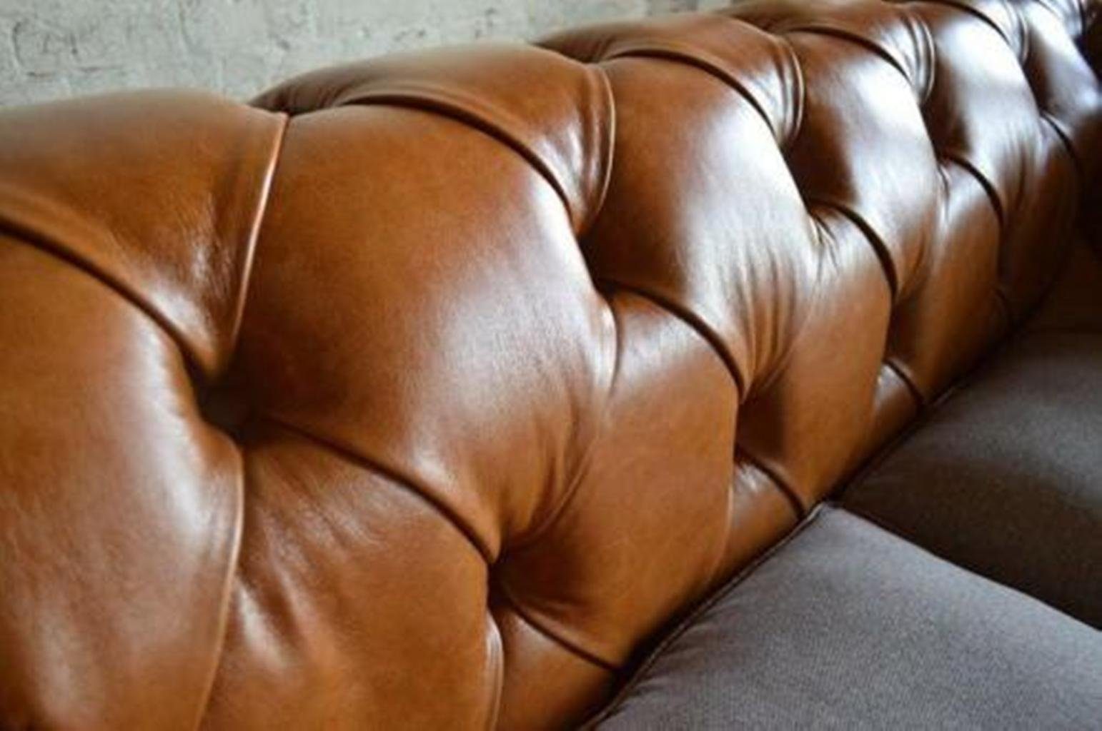 JVmoebel Chesterfield-Sofa, design Sofa 3 Sitz Chesterfield Couch Garnitur Polster Sitzer