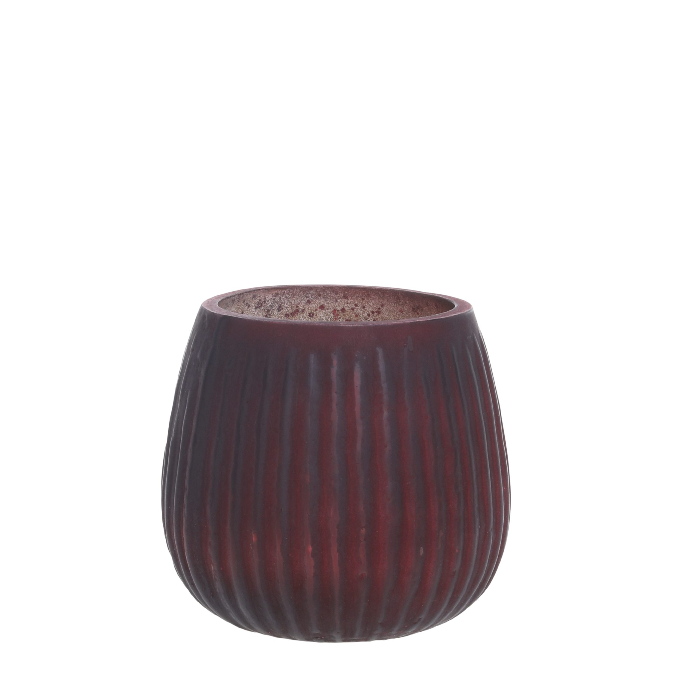 Chic Antique Windlicht Windlicht Glas H7,5/D7,5 cm antique cherry (1 St) günstig online kaufen