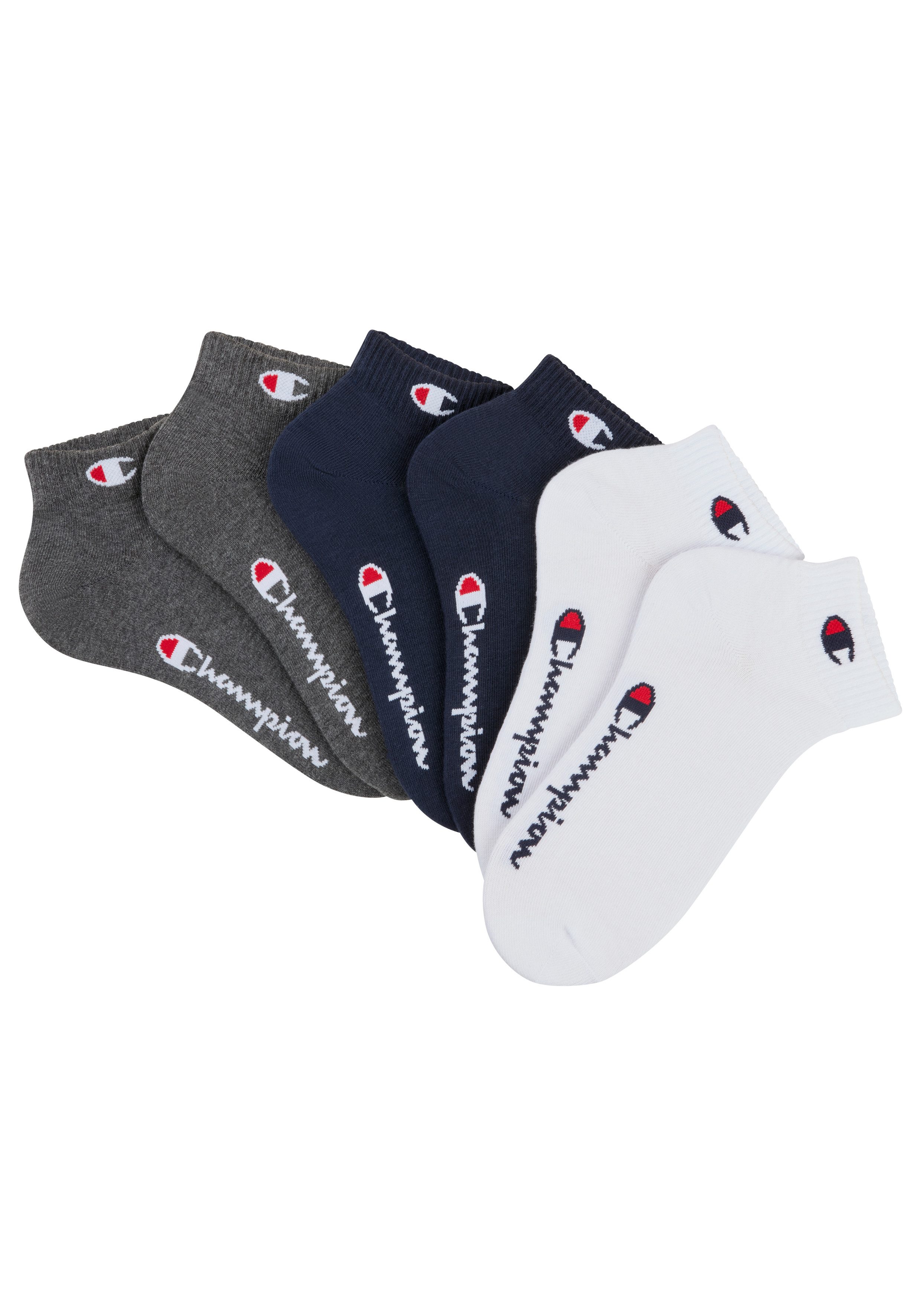 Champion Kurzsocken 6pk Quarter Socks (Packung, 6-Paar) für Fitnessaktivitä günstig online kaufen