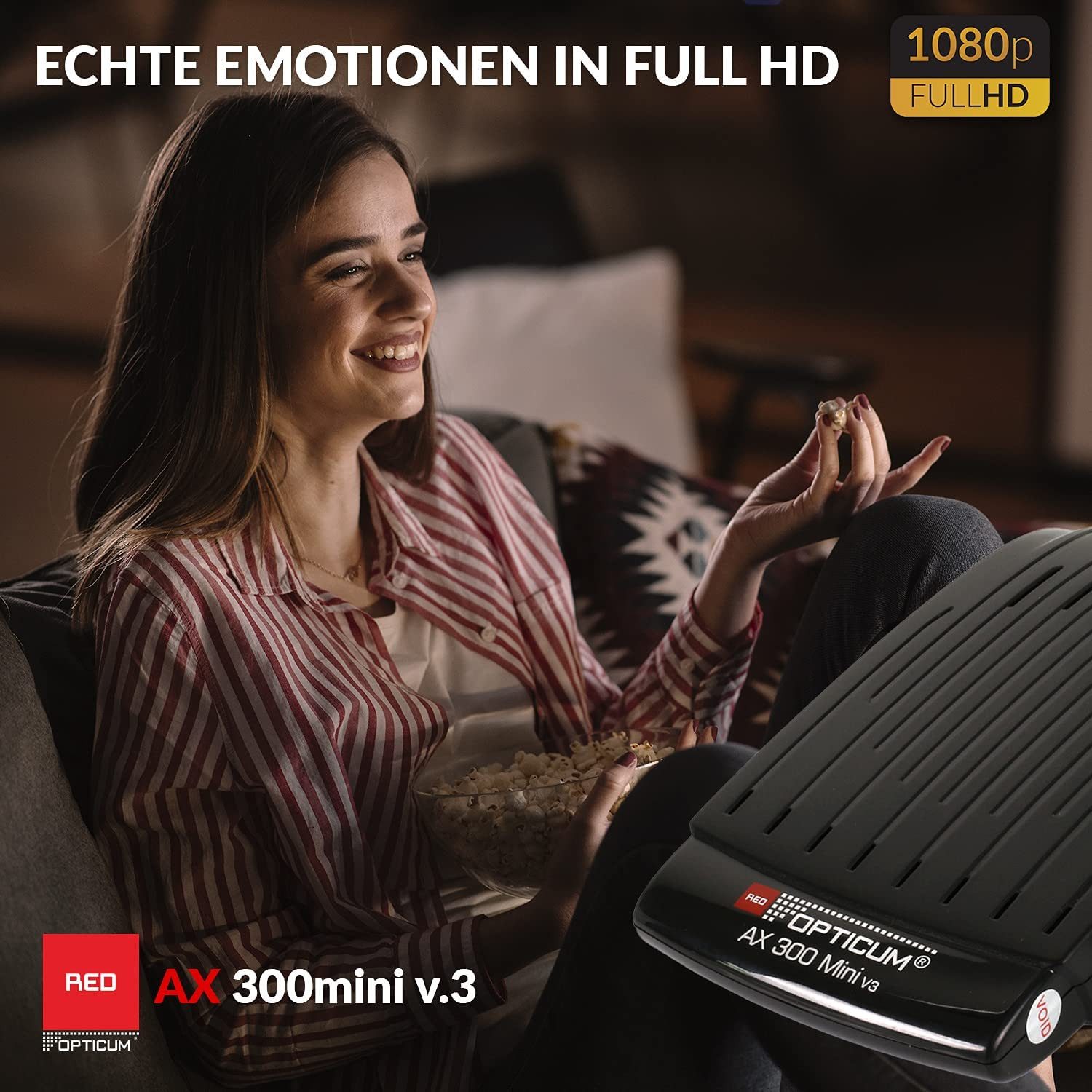 Opticum Red Opticum AX 300 Mini V3 PVR - digitaler HD Satellitenreceiver / Satellitenreceiver