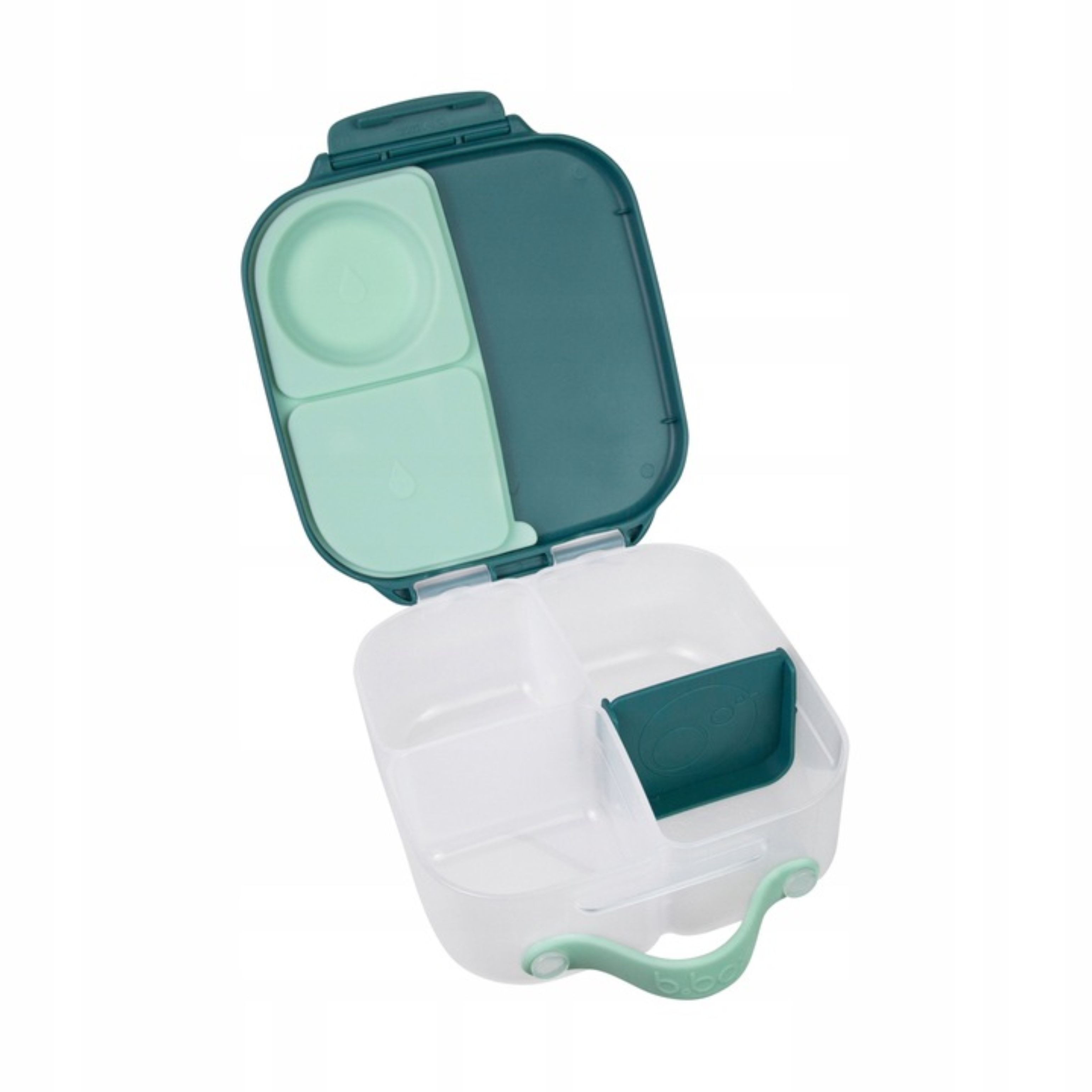 B.BOX Lunchbox b.box Mini Lunchbox EMERALD FOREST – Kinder Brotdose mit Fächern, (1-tlg)