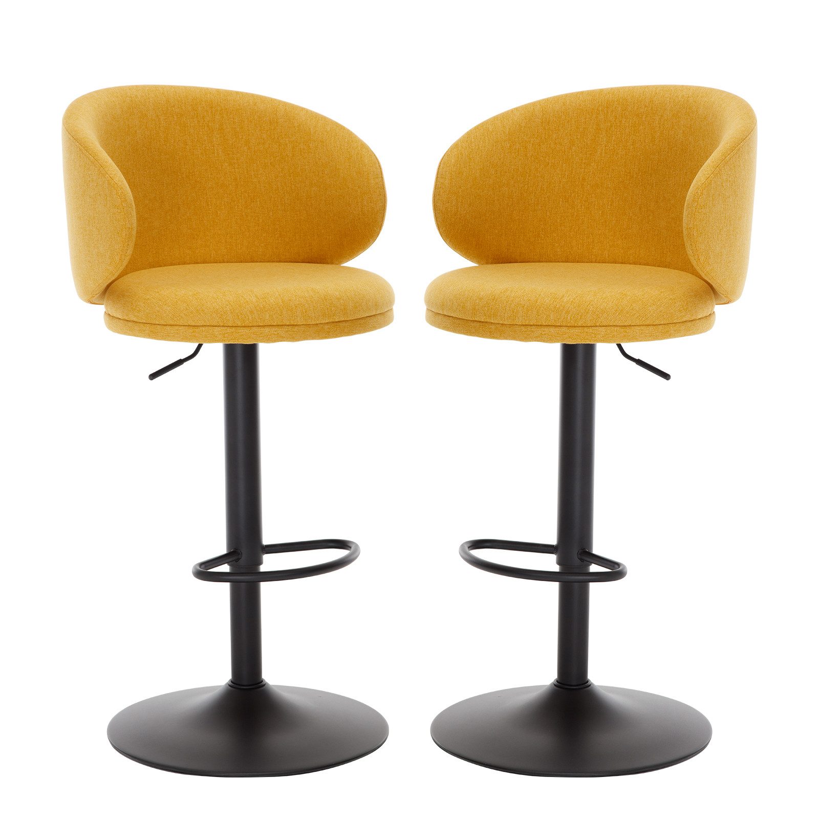 WAHSON OFFICE CHAIRS Barhocker Leinen Tresenhocker günstig online kaufen