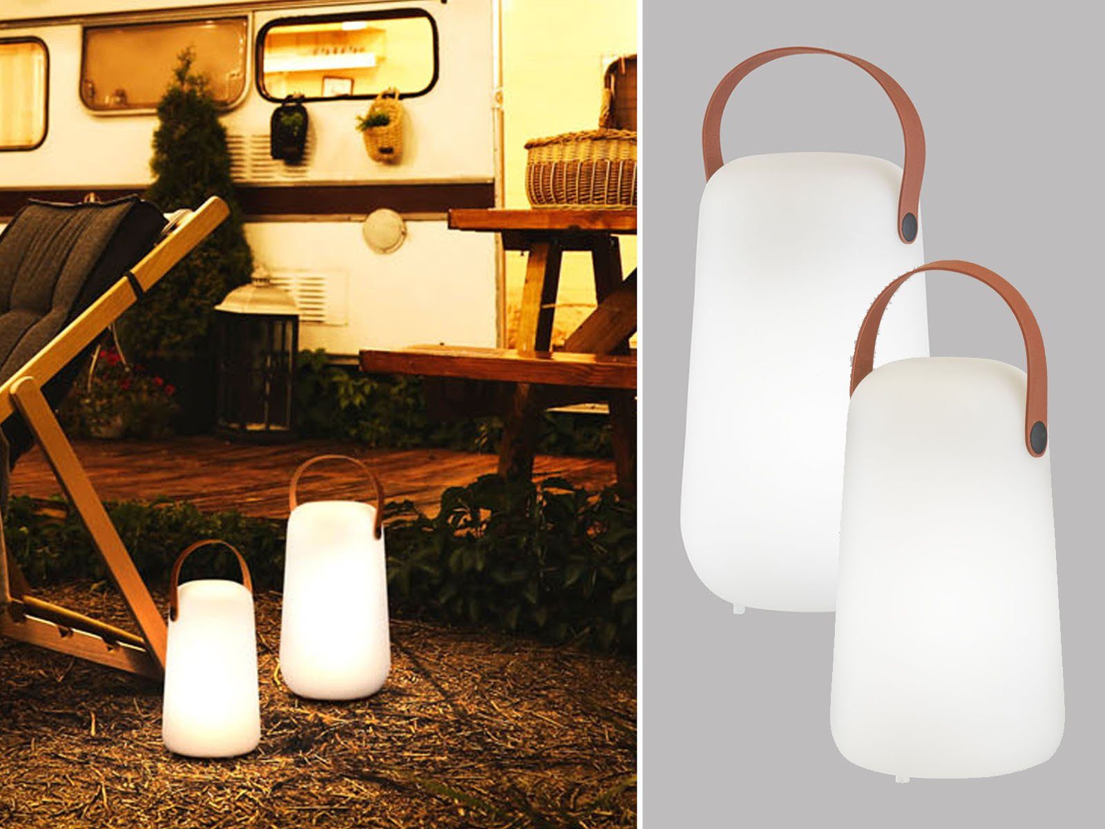 easy! BY FHL LED Außen-Tischleuchte, USB-Ladefunktion, LED fest integriert, günstig online kaufen