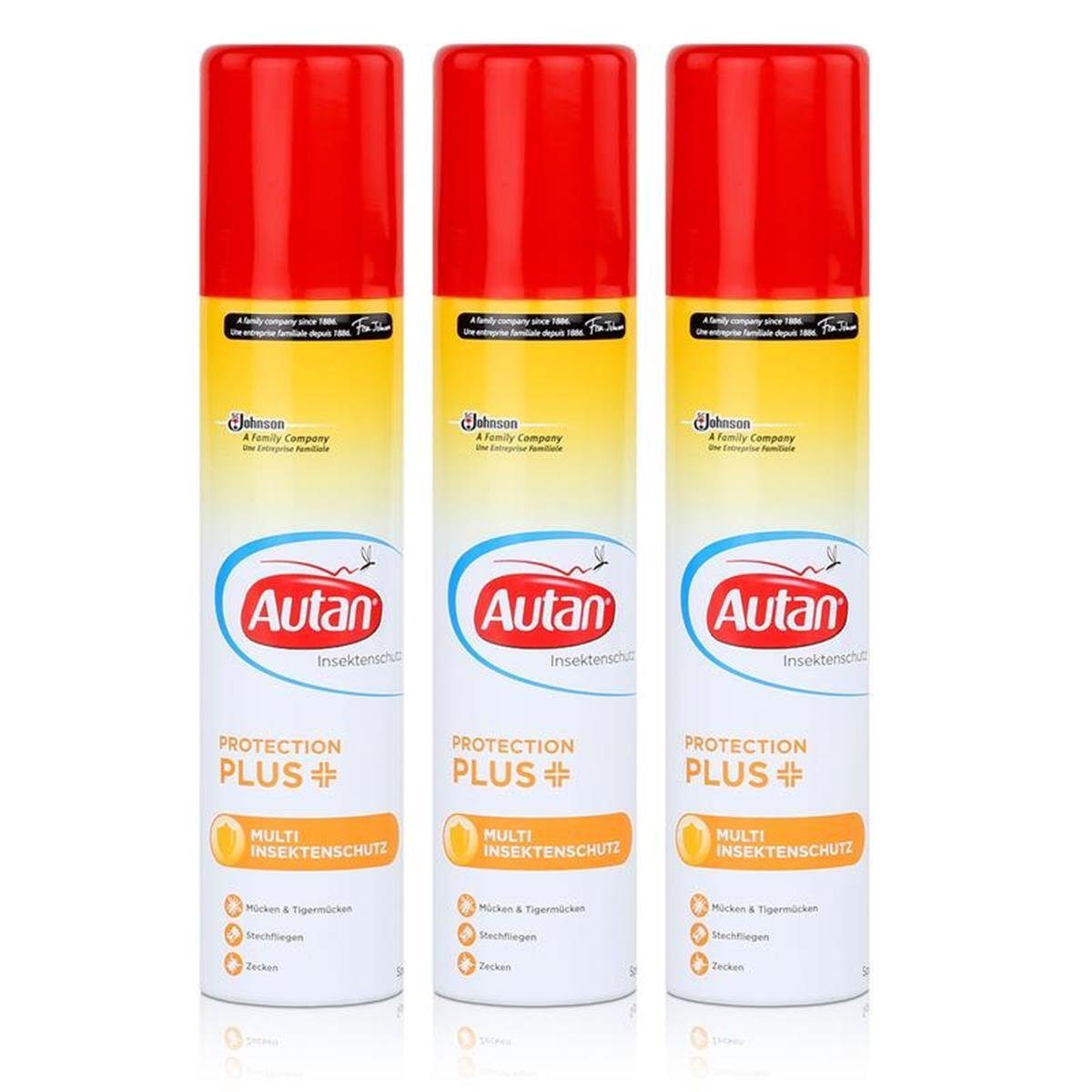 Insektenspray Autan Protection Plus Multi Insektenschutz Spray 100ml (3er Pack)