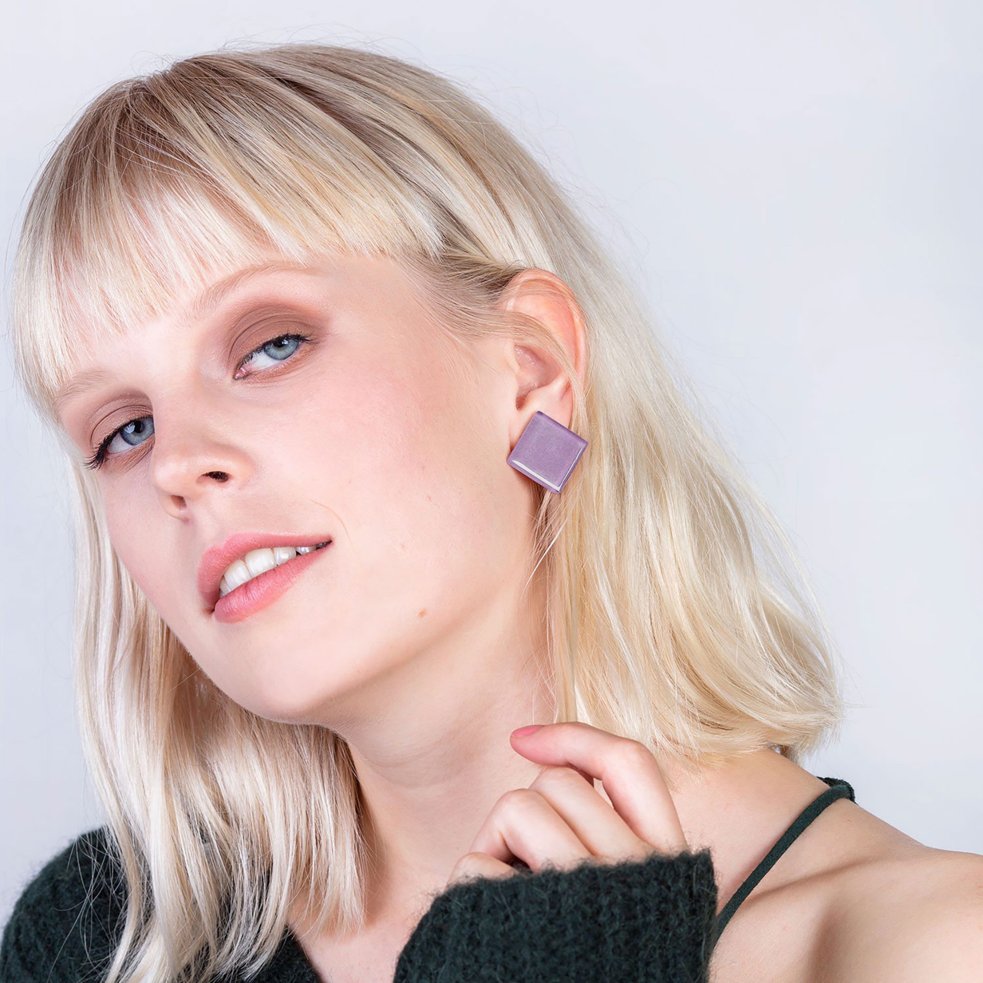 ALEXASCHA Paar Ohrstecker Quadratische Statement Ohrringe günstig online kaufen
