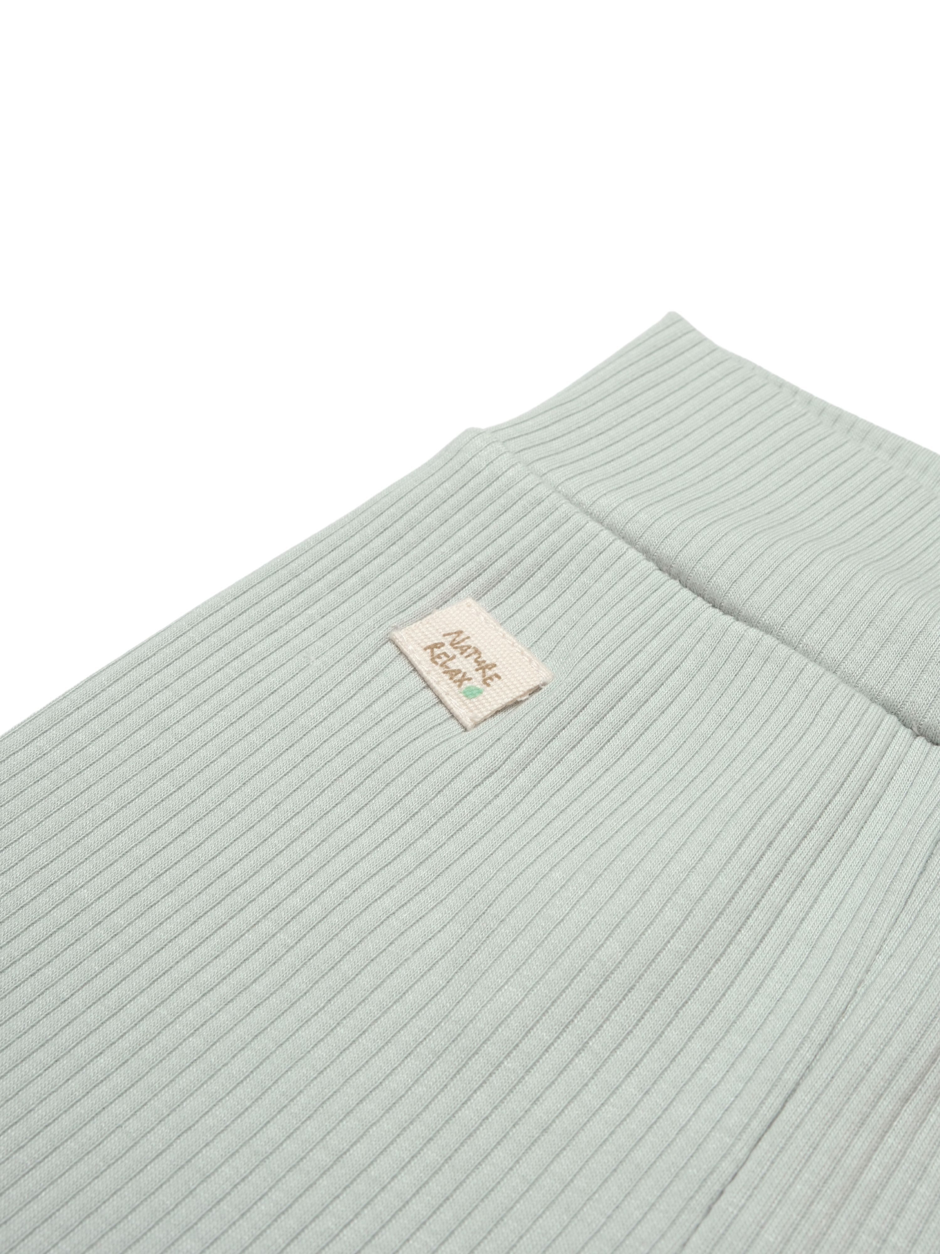 biorganic Funktionshose Baby Nature Relax Modal für Jungen und Mädchen Unisex Hose mit Fuß (1-tlg) gerippte Textilstruktur (Ripp), Modal und Bio-Baumwolle, Größe 56 - 74