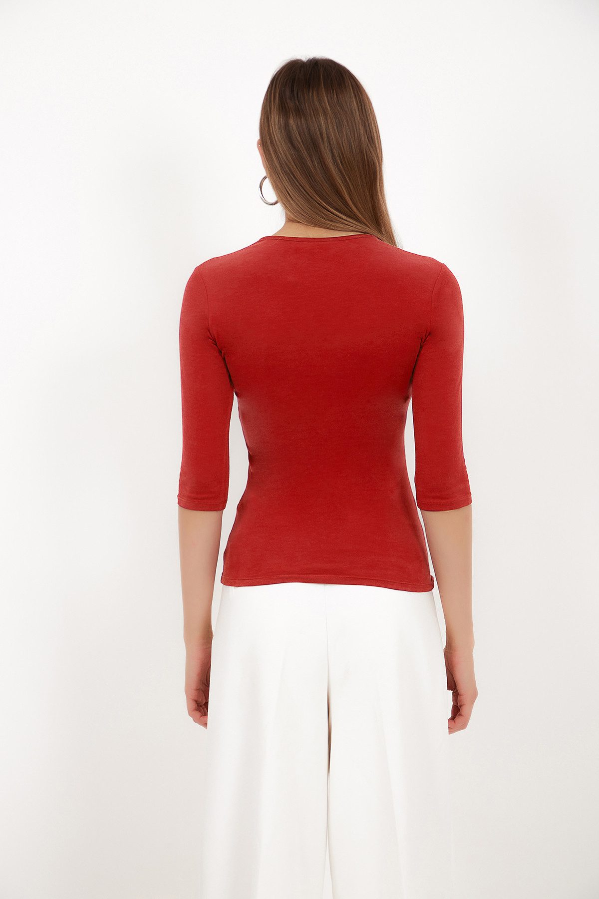 Vivienne Fashion 3/4-Arm-Shirt Qualitativ hochwertiges Damen Modal Shirt Na günstig online kaufen