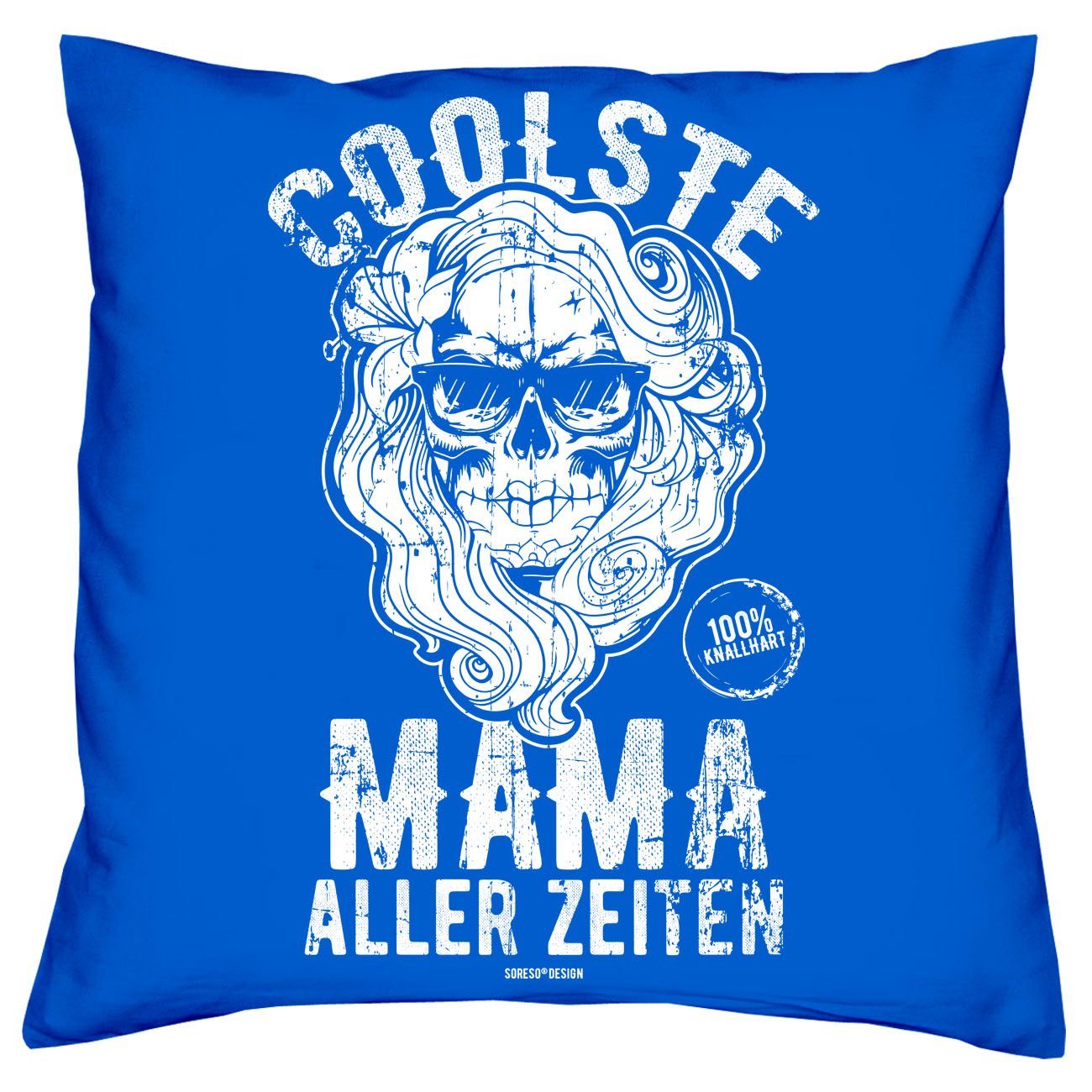 navy-blau Soreso® Papa Geschenk mit Vatertag Zeiten Coolste aller Coolster Zeiten Urkunden, Dekokissen aller Muttertag Mama Kissen-Set