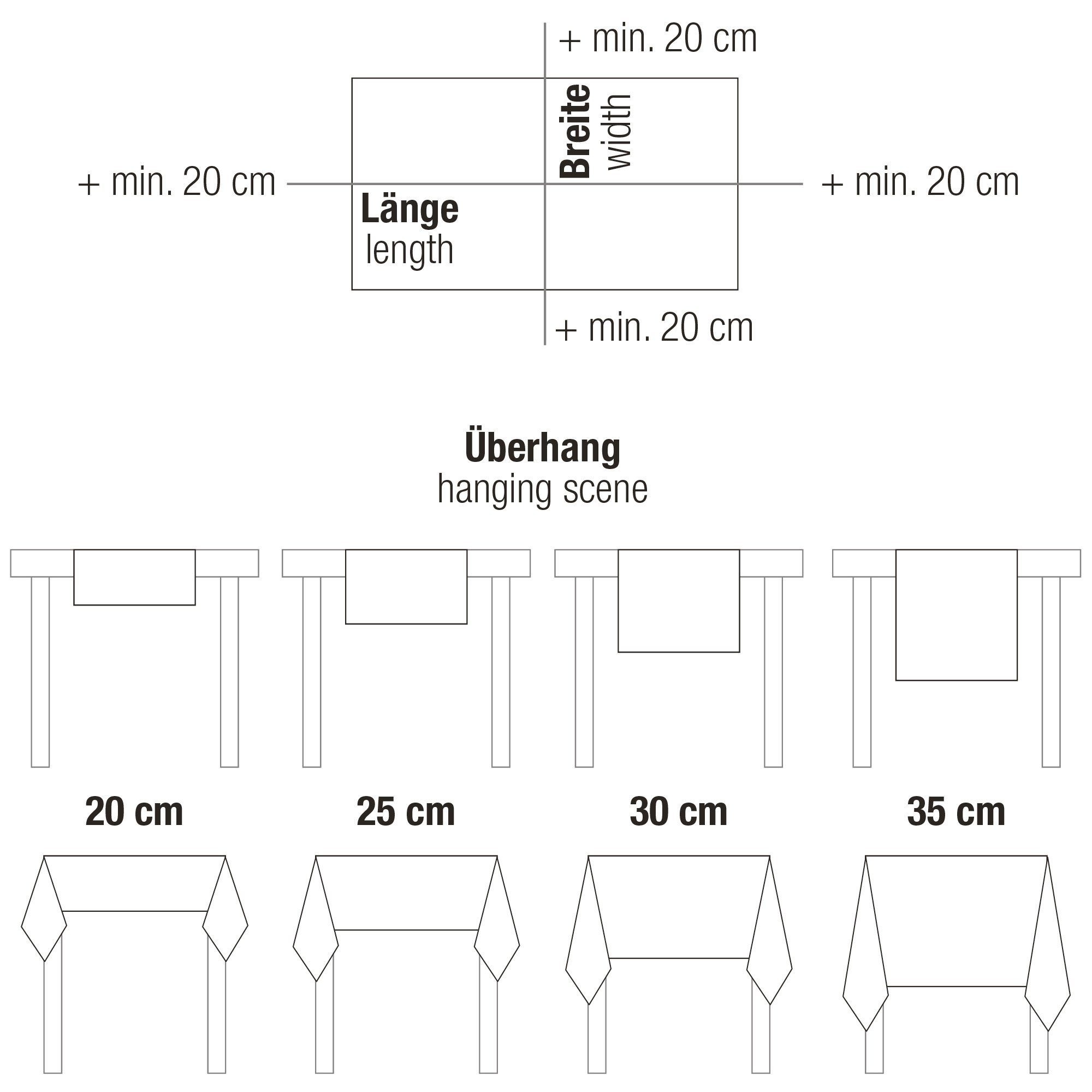 "Hamm" Müller Tischdecke salbei Tischdecke Erwin Uni fleckabweisend (1-tlg),