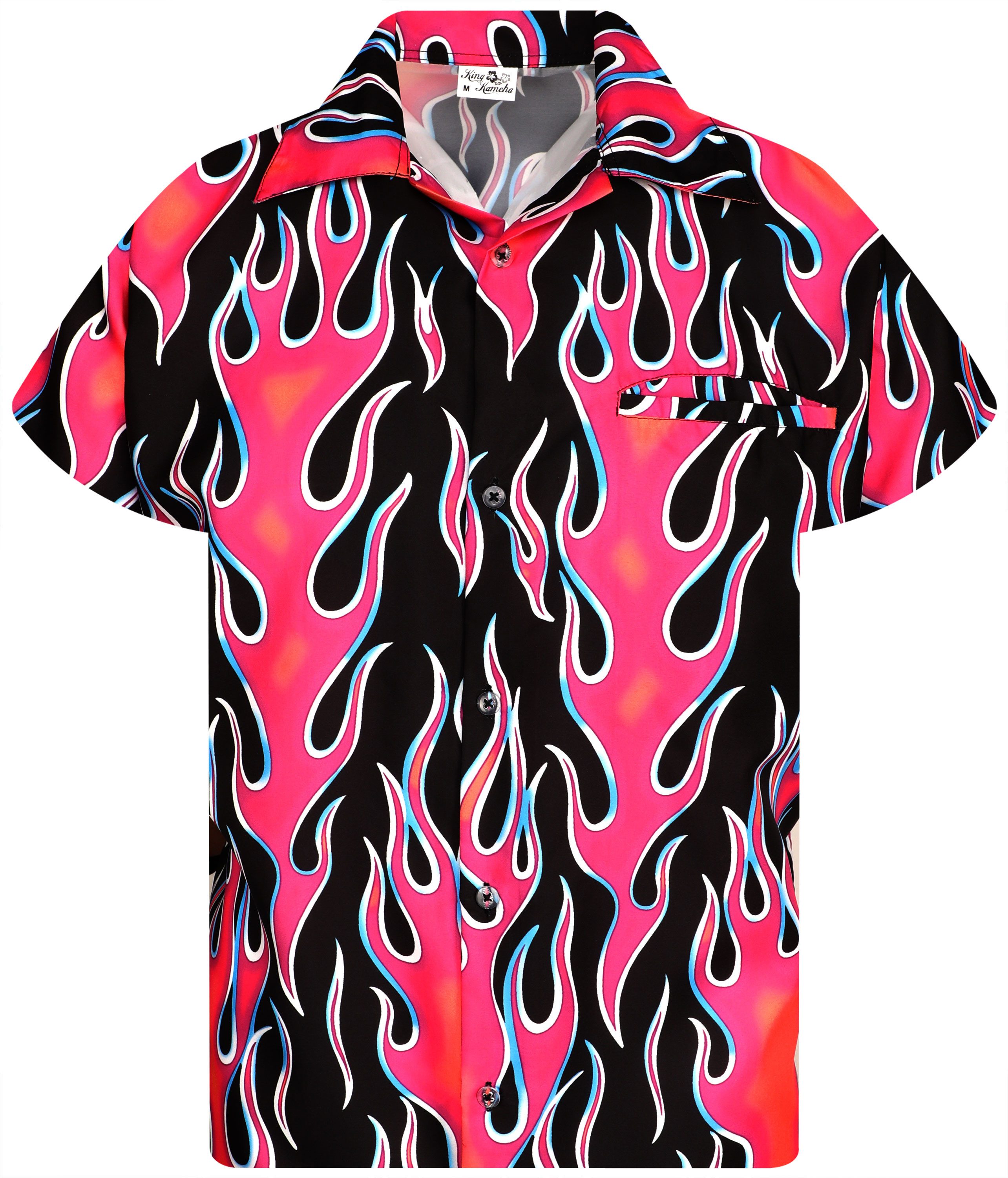 King Kameha Hawaiihemd Flames Wild Funky günstig online kaufen