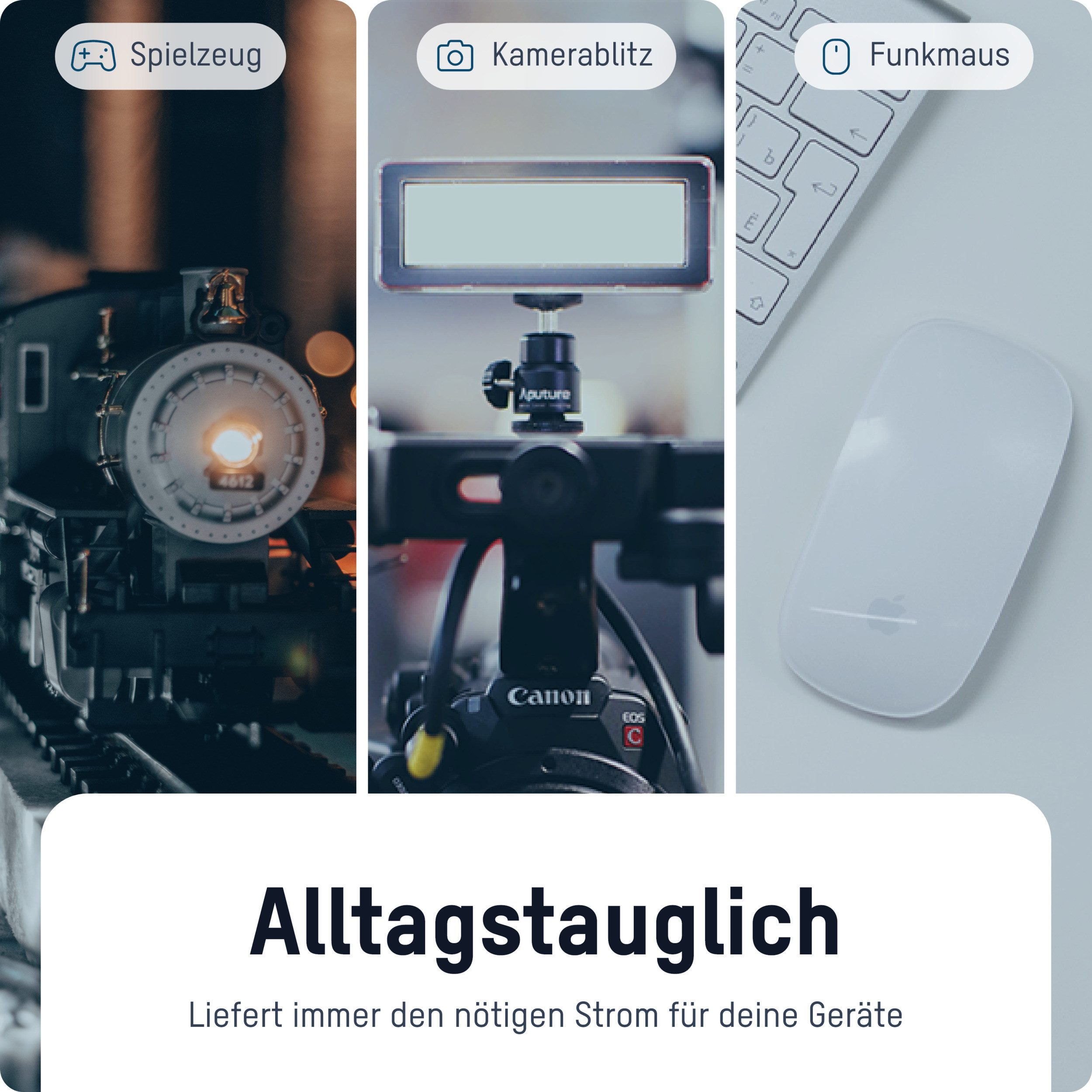 ANSMANN AG 10x Industrial Batterie Baby C 1,5V - LR14 Alkaline (10 Stück) Batterie