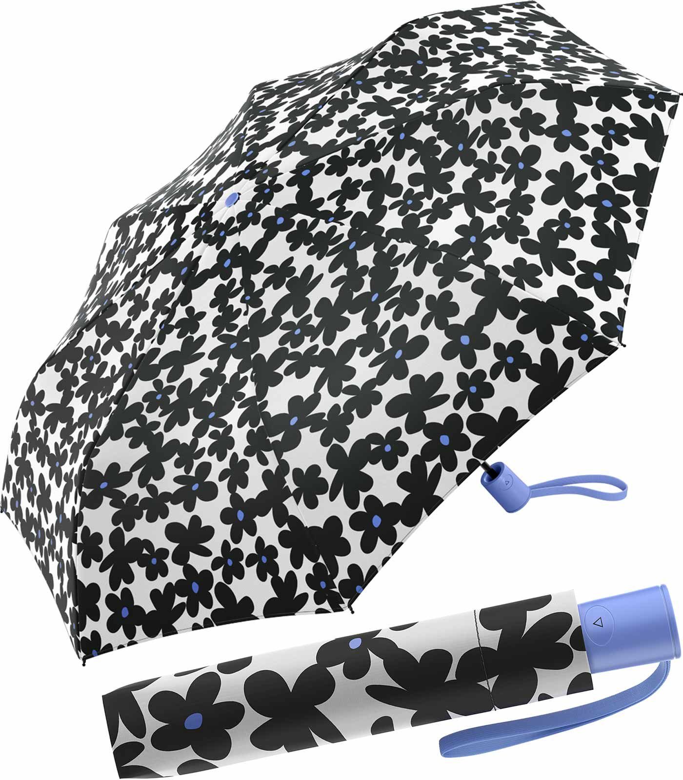 ein - Flower Auf-Automatik limette Benetton United persian mit Blütenmeer Mini Taschenregenschirm für unterwegs of Colors jewel,
