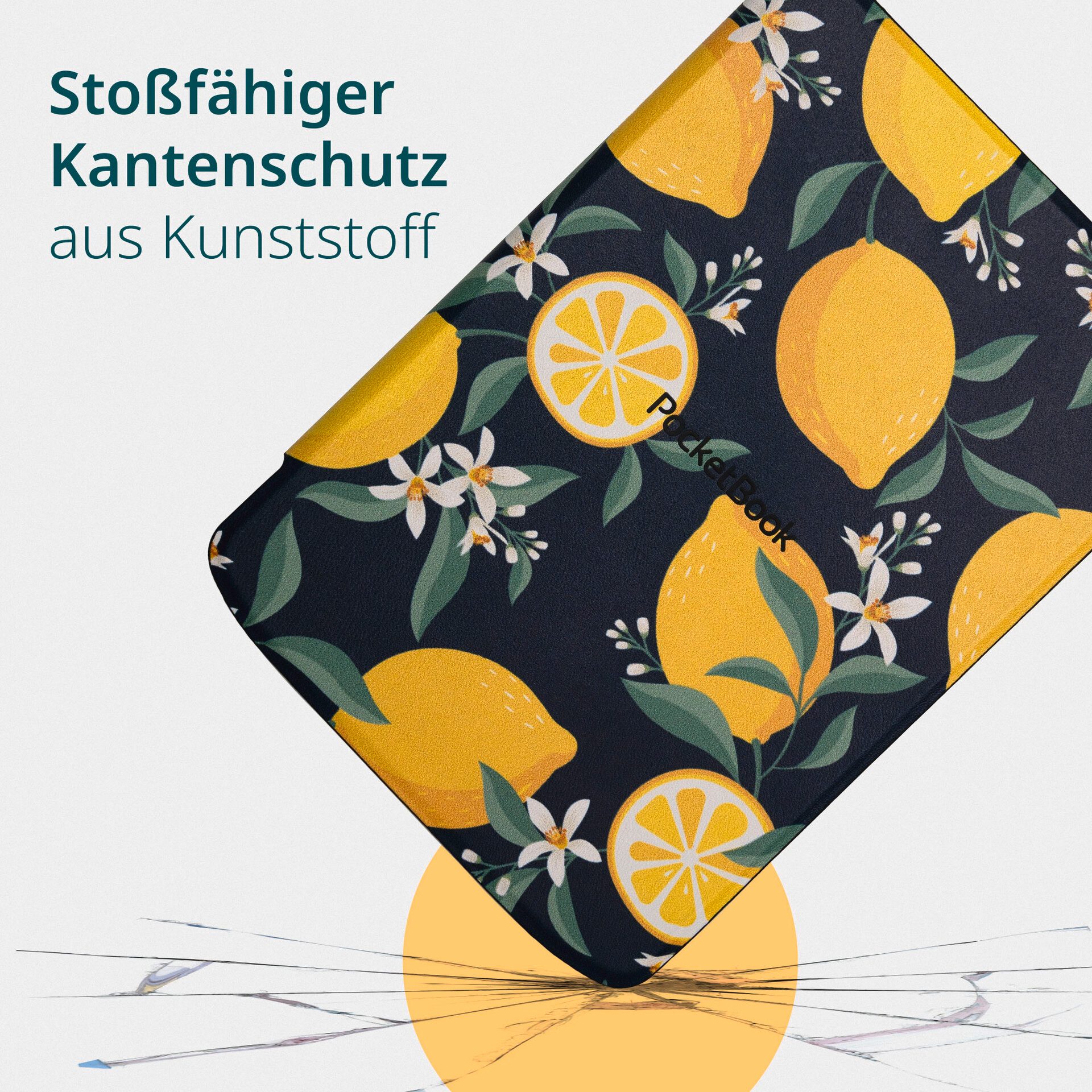 PocketBook E-Reader-Hülle Shell Cover 6 für Verse, Verse Pro & Verse Pro Color 15,2 cm (6 Zoll), Backcover, Schutzhülle, Book Cover, Case, Schutzcase, stoßfest