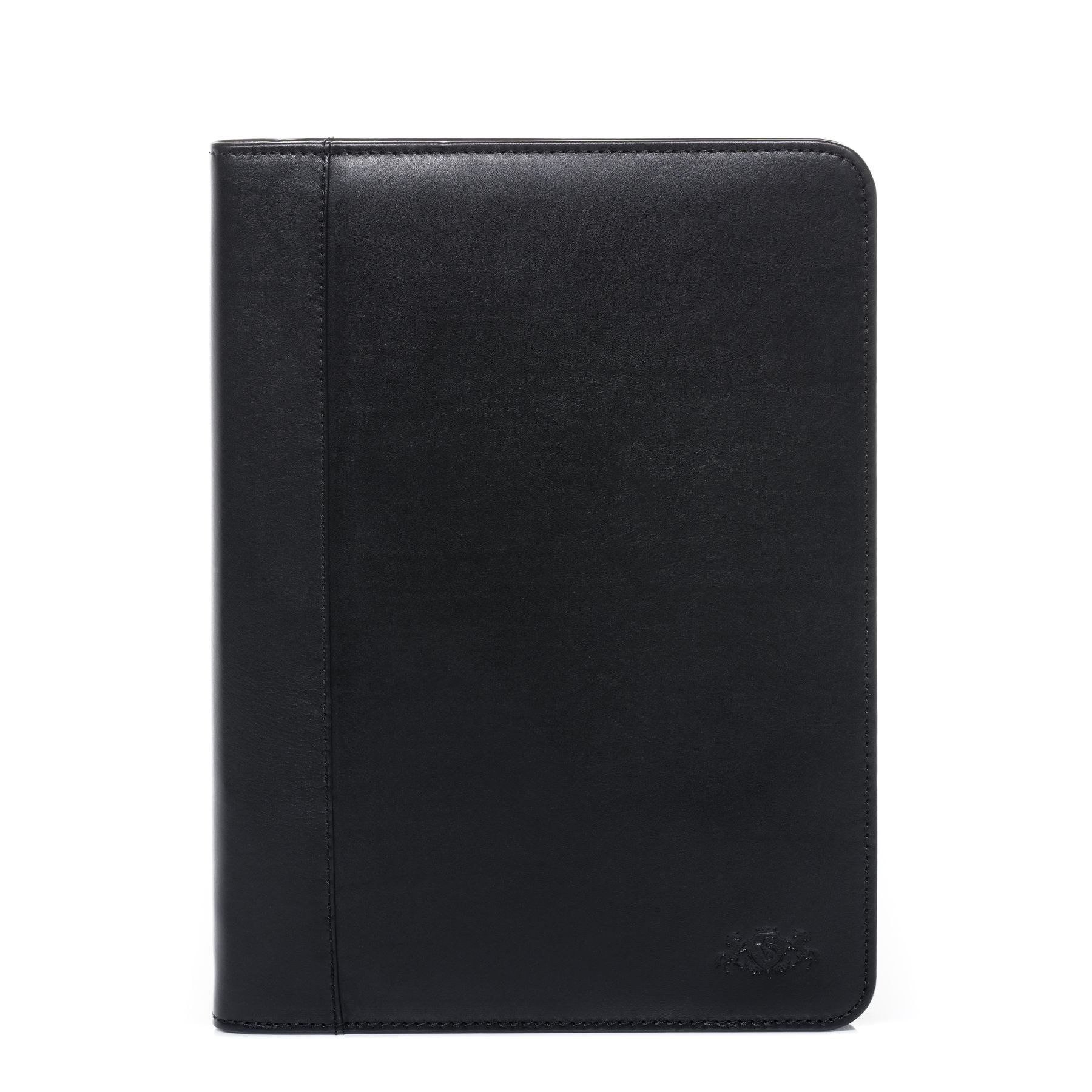 SID & VAIN Umhängetasche echt Leder Organizer groß Ledertasche schwarz MOMO, Schreibmappe Echtleder für Damen & Herren, Kofferorganizer schwarz