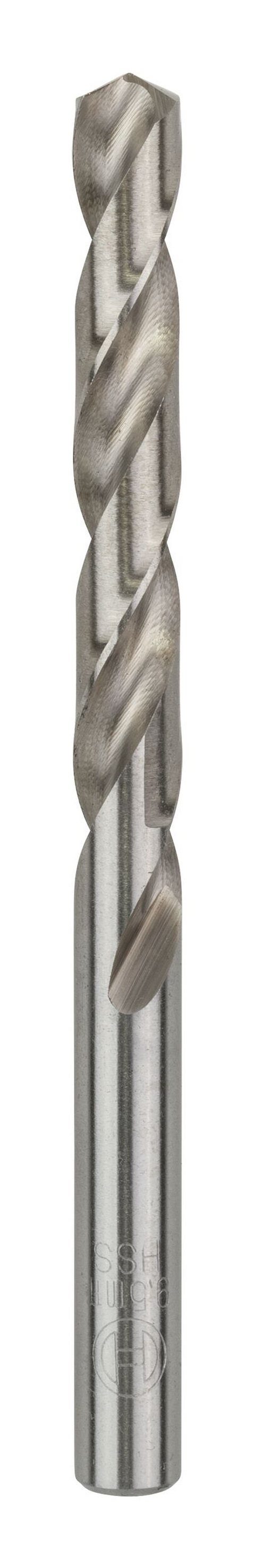 BOSCH Metallbohrer, (5 Stück), HSS-G (DIN 338) - 9,5 x 81 x 125 mm - 5er-Pack