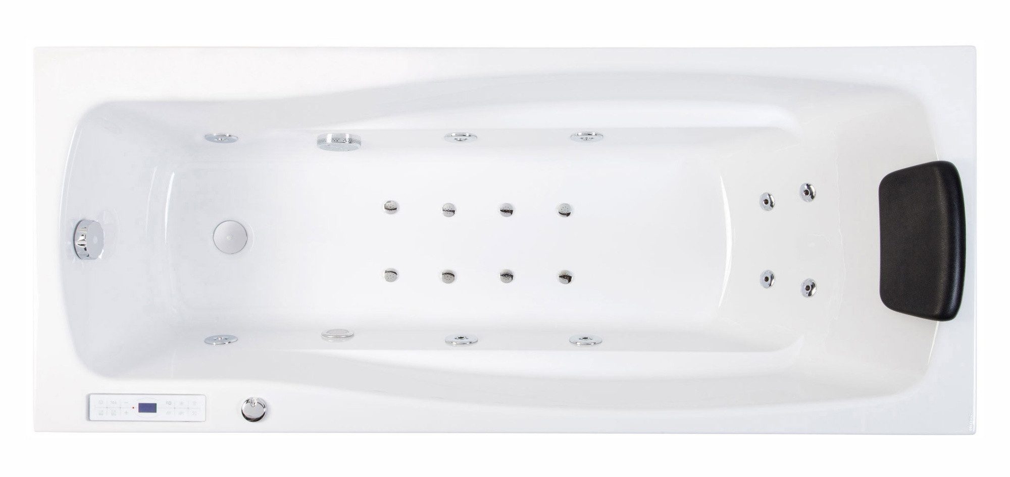 Magnolia Home Whirlpool Rechteck Whirlpool Ocean 150x70 rechts Made in Germany 18 Düsen ohne A