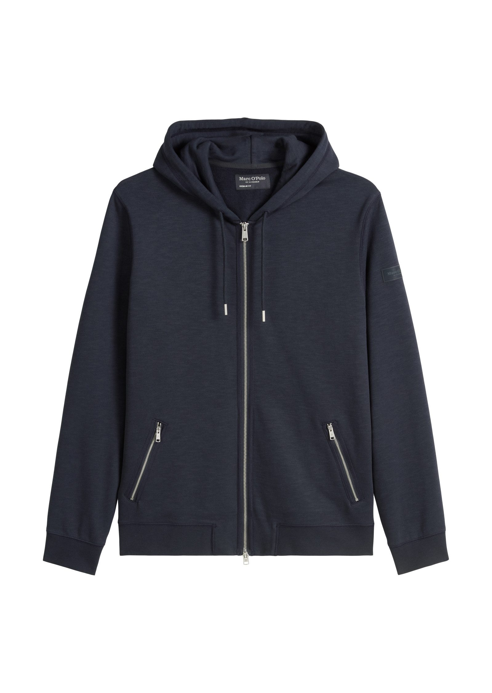 Sweatjacke aus weichem Bio-Baumwoll-Sweat