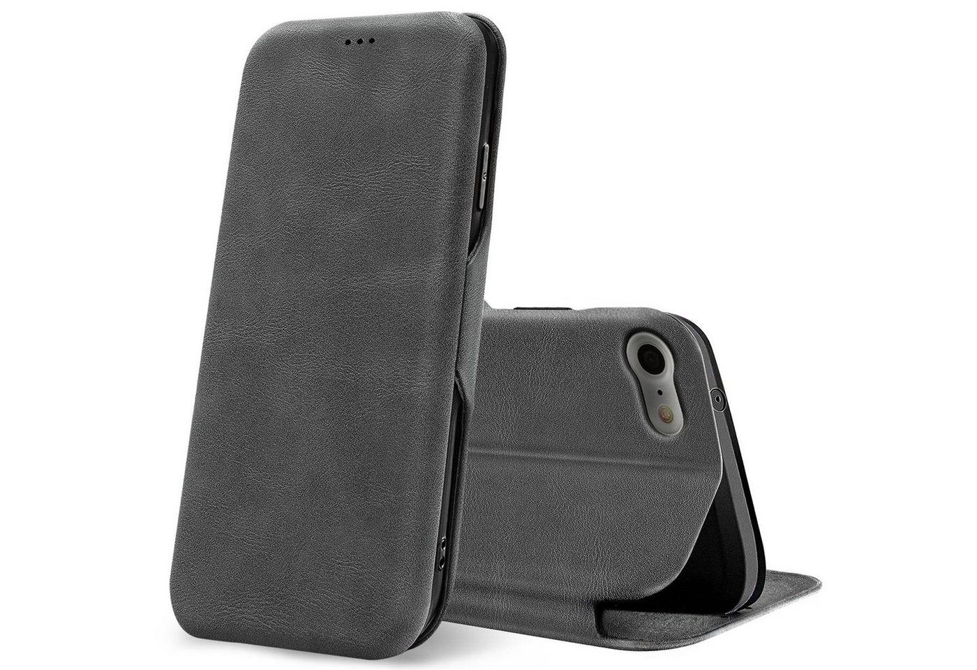 CoolGadget Handyhülle Business Premium Hülle Für iPhone SE 3. Generation 4,7 Zoll, Handy Tasche mit Kartenfach für iPhone SE 2022/2020 Schutzhülle