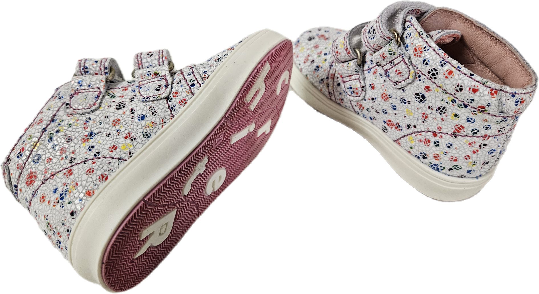 Richter Sneaker Kinderschuh Mädchen 0933 342 Lederschuh Klettverschluß Lauflernschuh aus echtem Leder