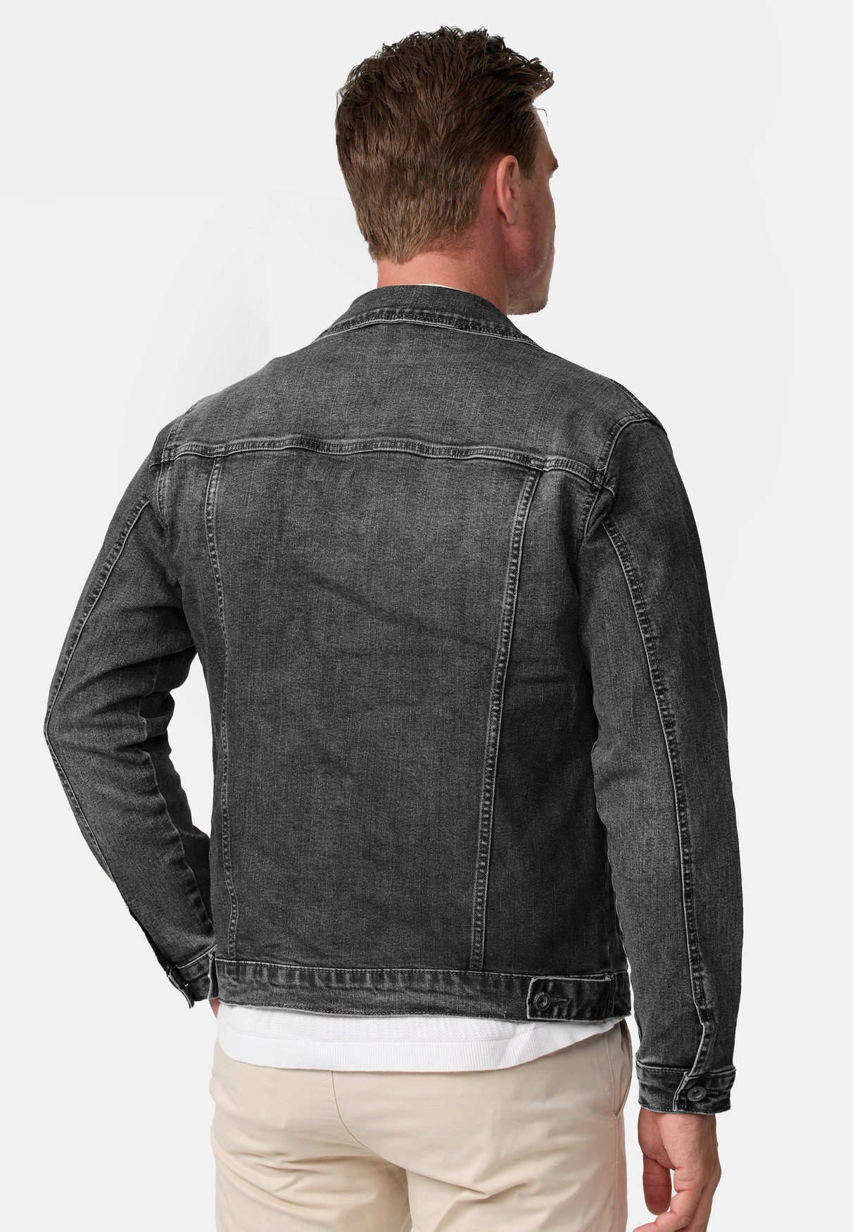 5924 Classic Stone Jeans Jacke Wash Jeansjacke Denim in Giani Schwarz 5 Biker