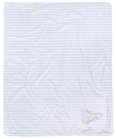 Plaid Beige, dünne Decke für Baby mit Streifen, Dumbo Disney Einheitsgröße, Sarcia.eu