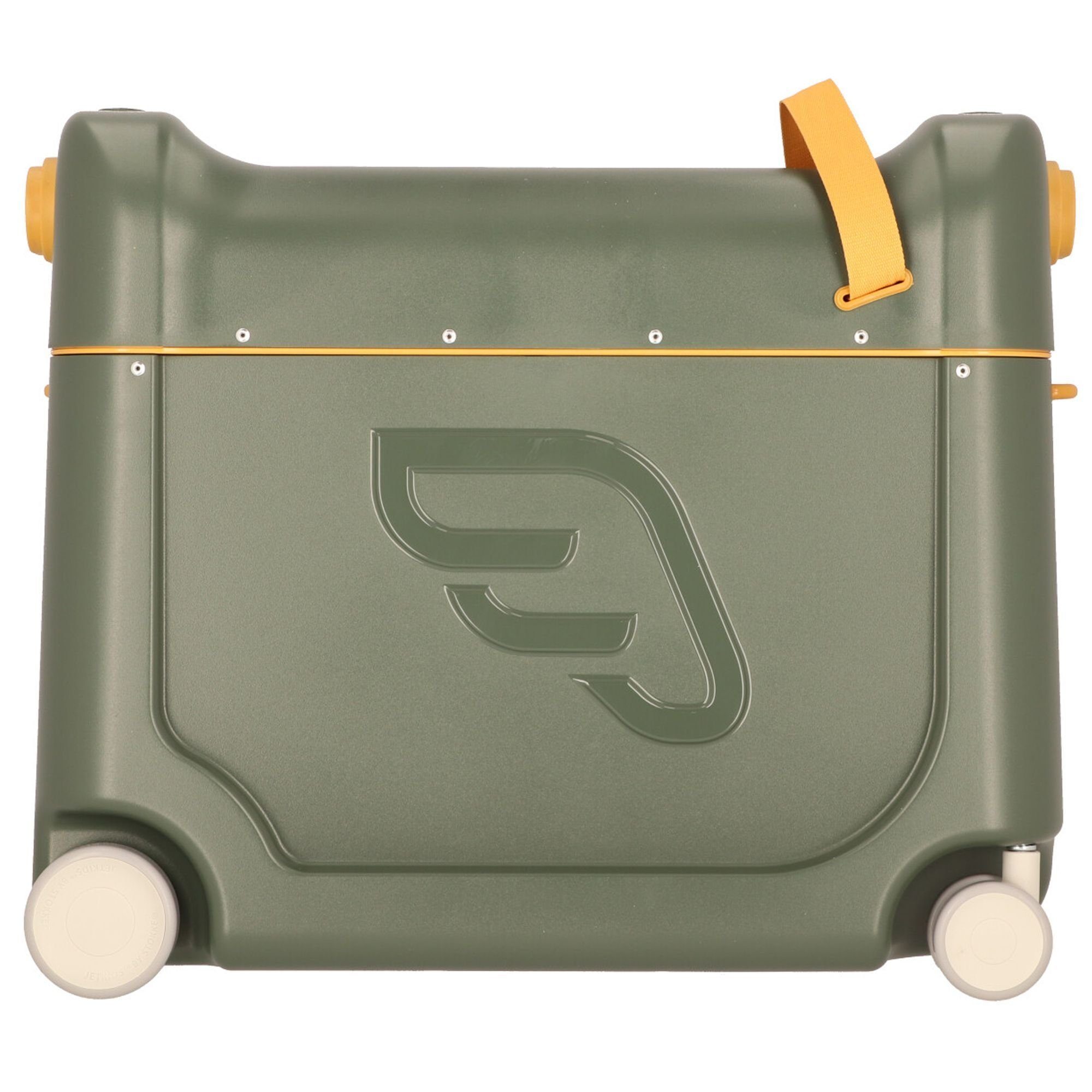 Stokke Jetkids Kinderkoffer BedBox, 4 olive ABS golden Rollen