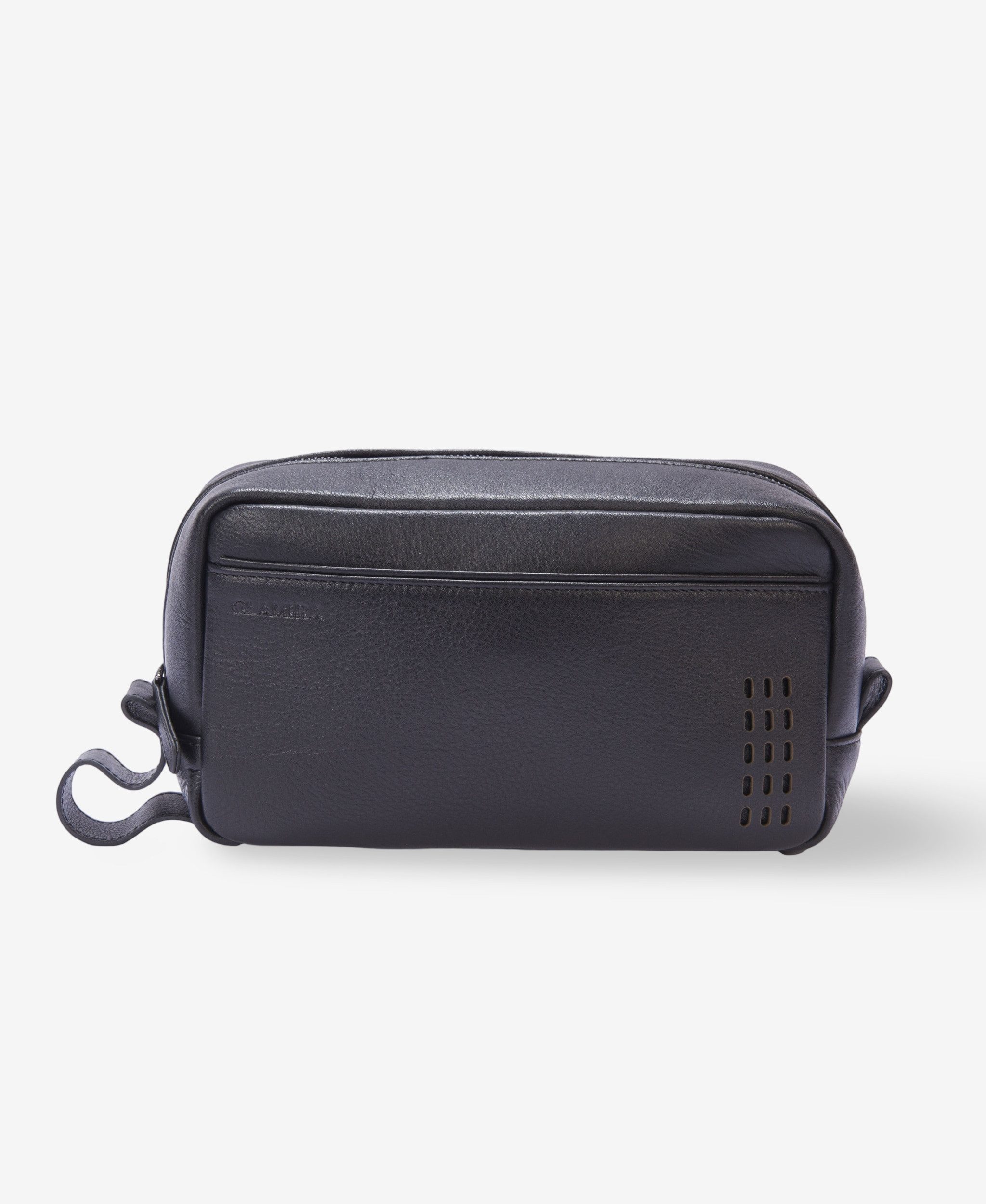GLAMIRA Handtasche Urban Professional Kleine Schwarze Ledertasche für Herren (1-tlg), echt Leder