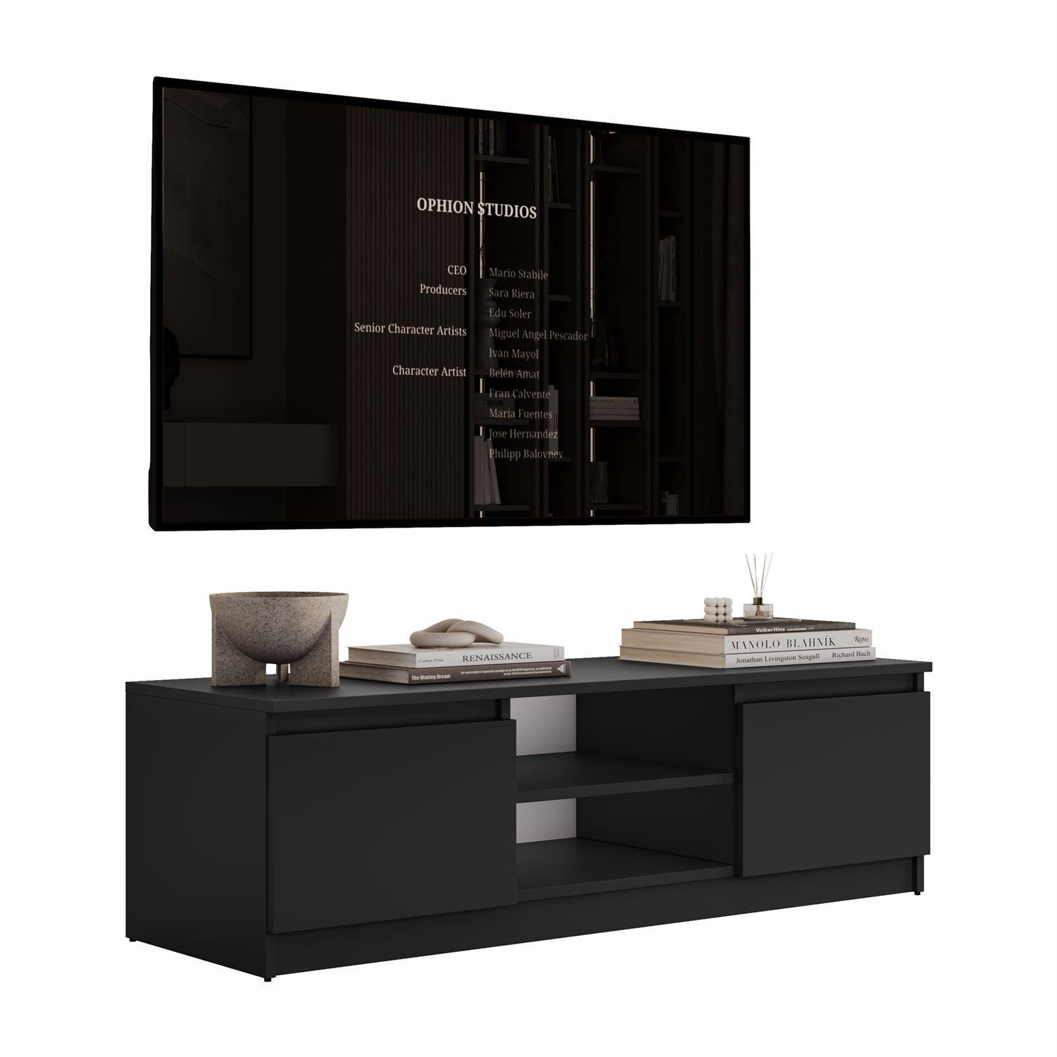 Lookway TV-Schrank HANA 120 TV-Lowboard mit Stauraum (1x TV-Schrank) Breite: 120 cm