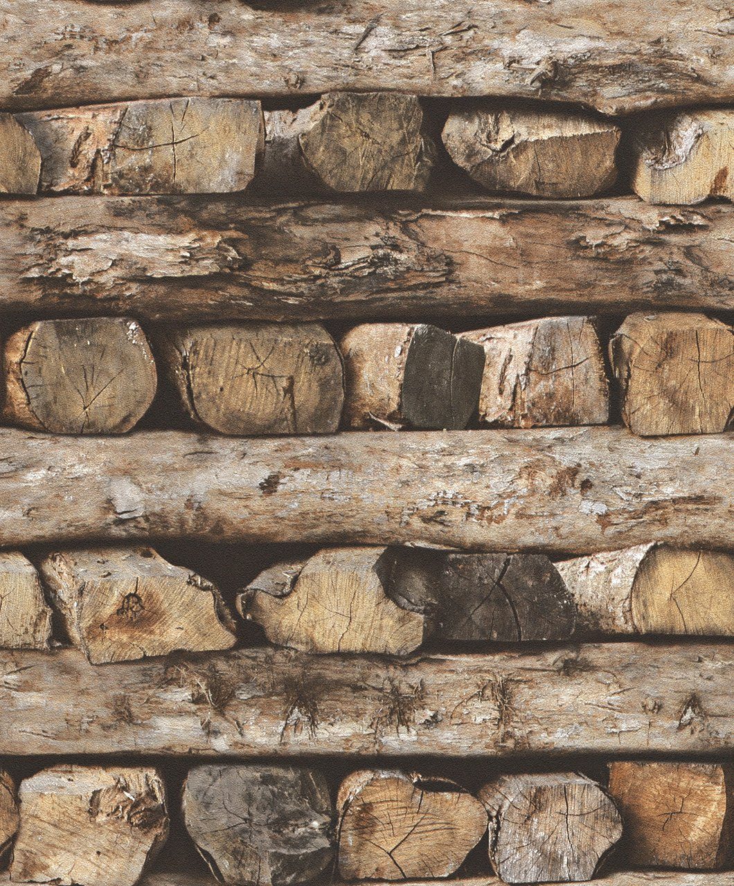 Rasch Vliestapete Rasch Selection, Holzoptik, braun grau 931808