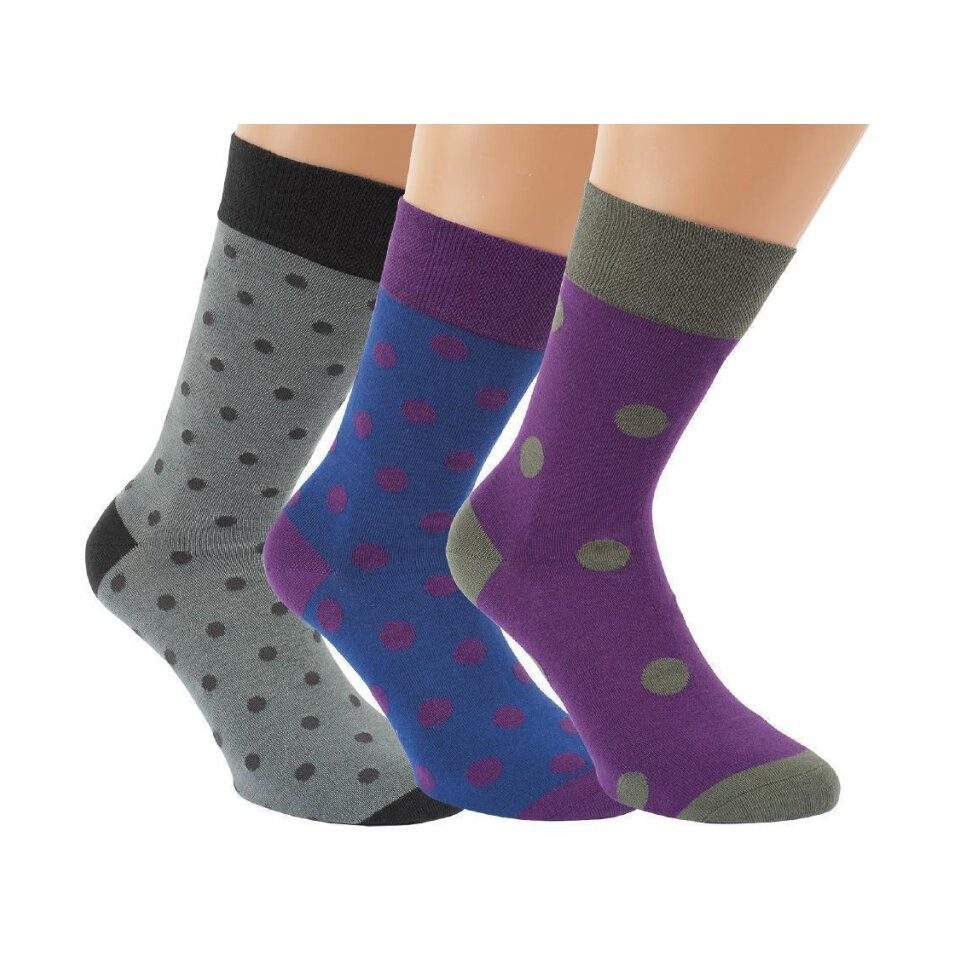 Freizeitsocken 3 Paar RS. Harmony 31002 Übergrößensocken Punkte 47-50, 50-52, 52-54