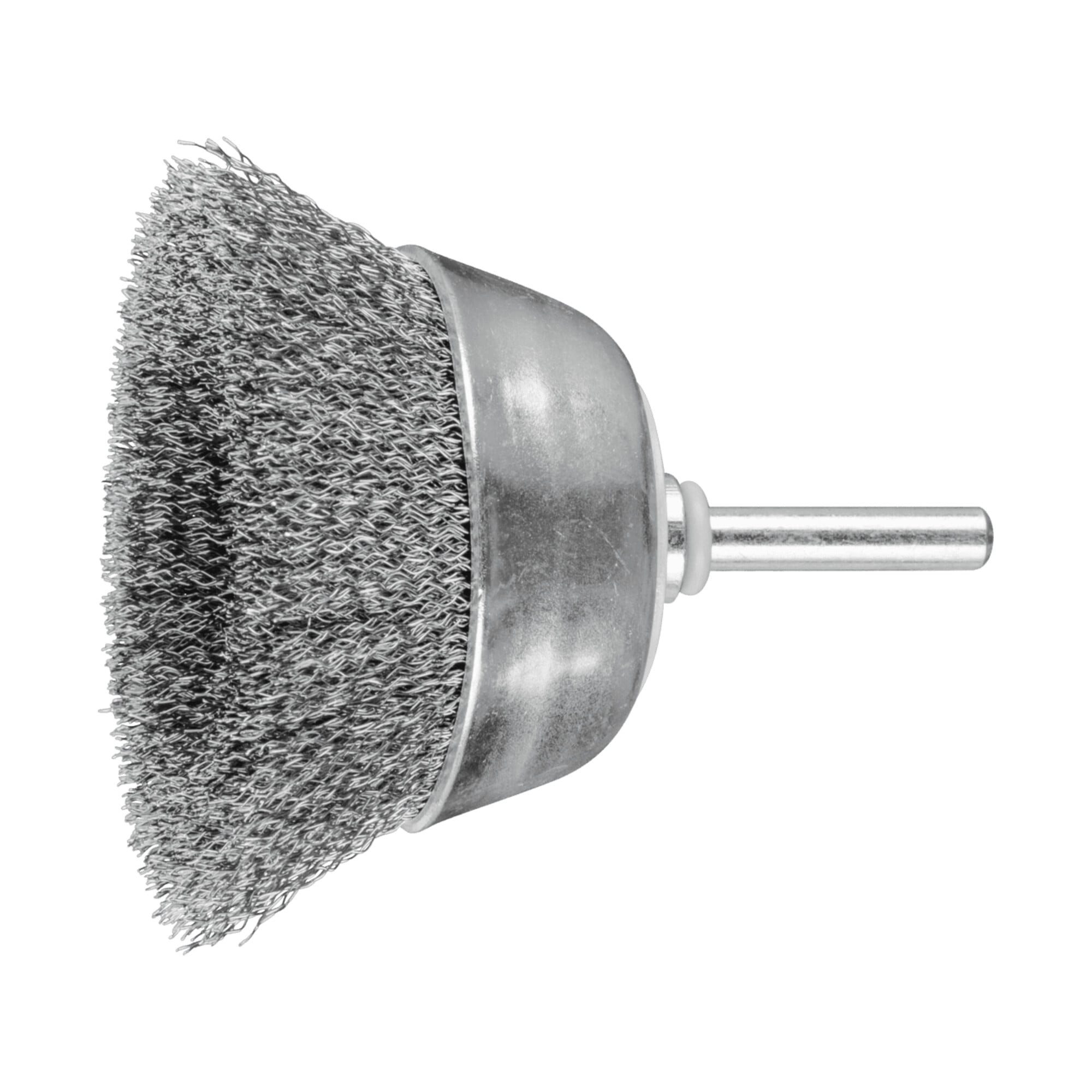 Pferd Rundbürste PFERD TOOLS Topfbürste ungezopft TBU Ø70mm Schaft-Ø6 mm Stahl-Draht-Ø0