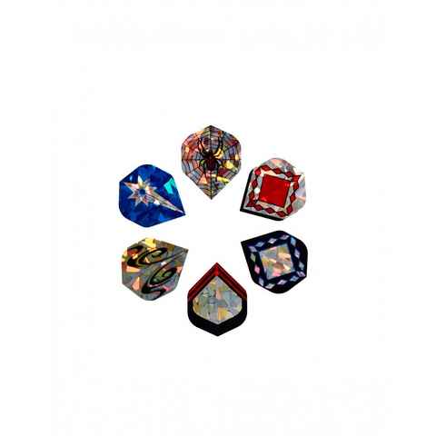 Best Sporting Dartpfeil PVC-Leitwerke Jumbo-Packung, 6 Sets à 3 Flights, div. Designvarianten