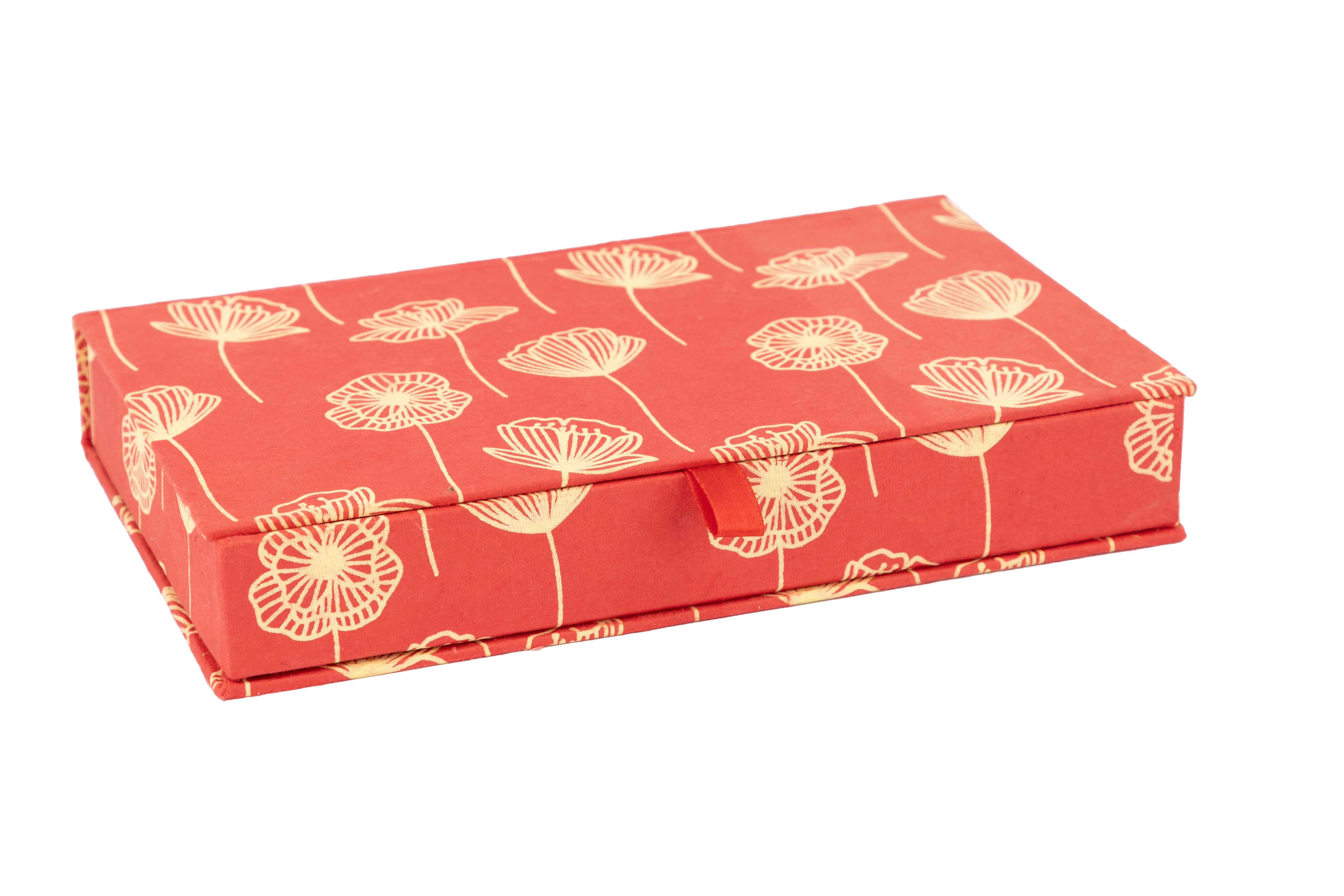 El Puente Holzkiste Kästchen "Poppy", Handmade, Fair Trade