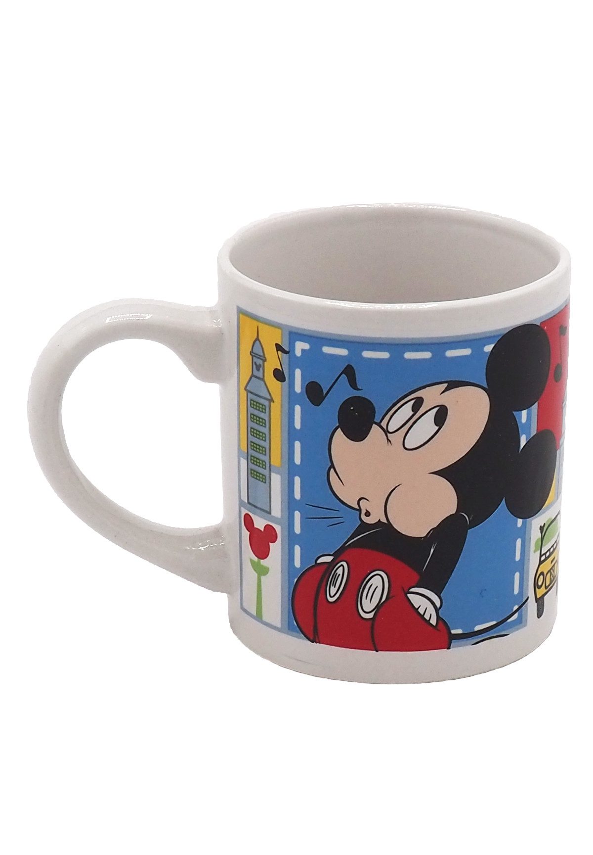 Disney Mickey Mouse Tasse Tolle Porzellan-Tasse mit den Helden von Frozen Anna, Elsa und Olaf, im Geschenkkarton
