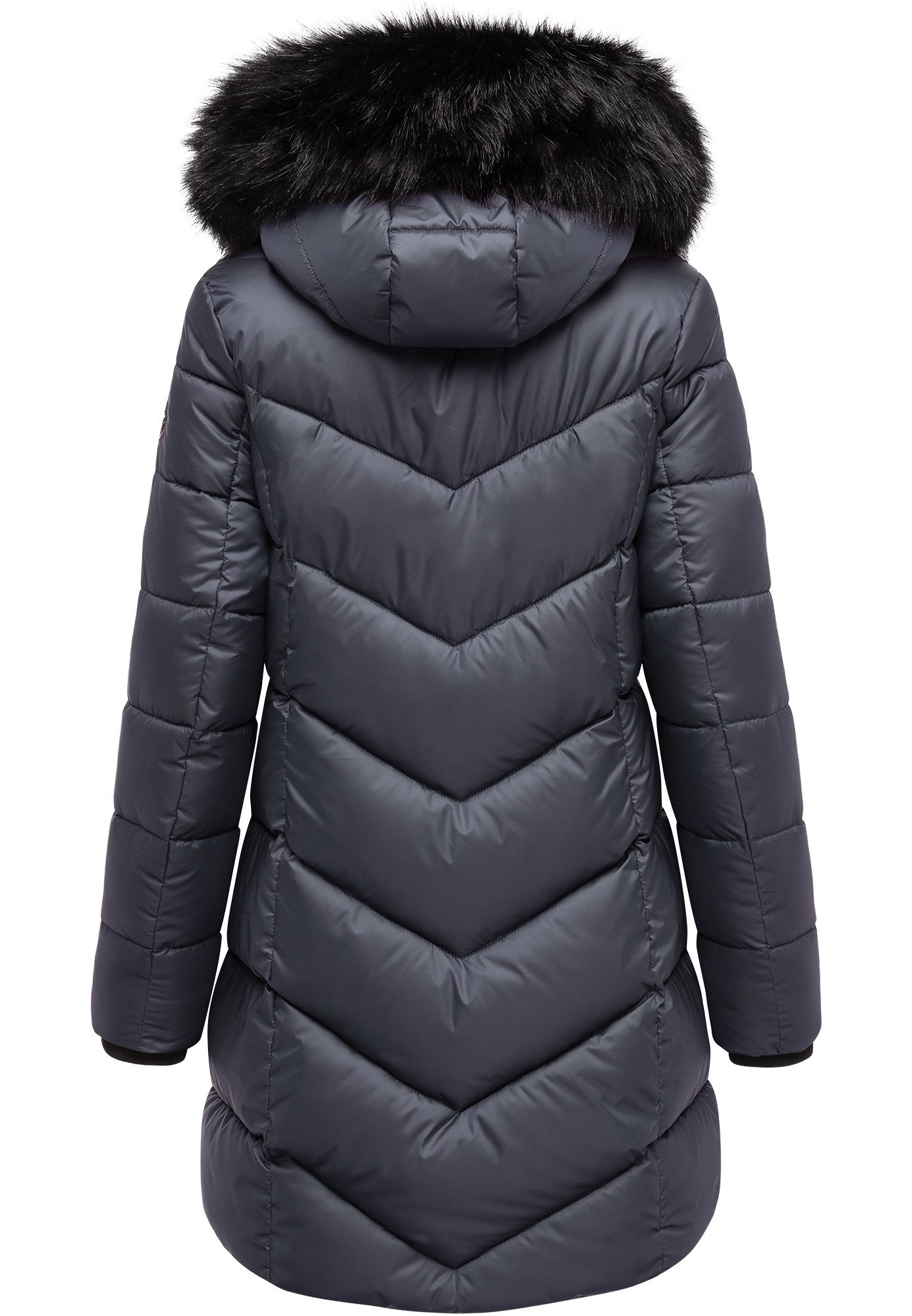 REPUBLIX Winterjacke ANAYA Damen Gefütterte Dicke Glanz Winter Jacke Mantel Parka mit Kapuze