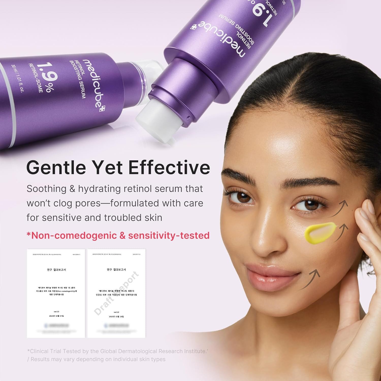 Medicube Gesichtsserum Retinol NMN Boosting Serum 30ml – 1,9% Retinol-Some, NMN, Peptide & Ceramide – Anti-Aging Nachtserum für straffe, prallere Haut –, für empfindliche & zu Akne neigende Haut