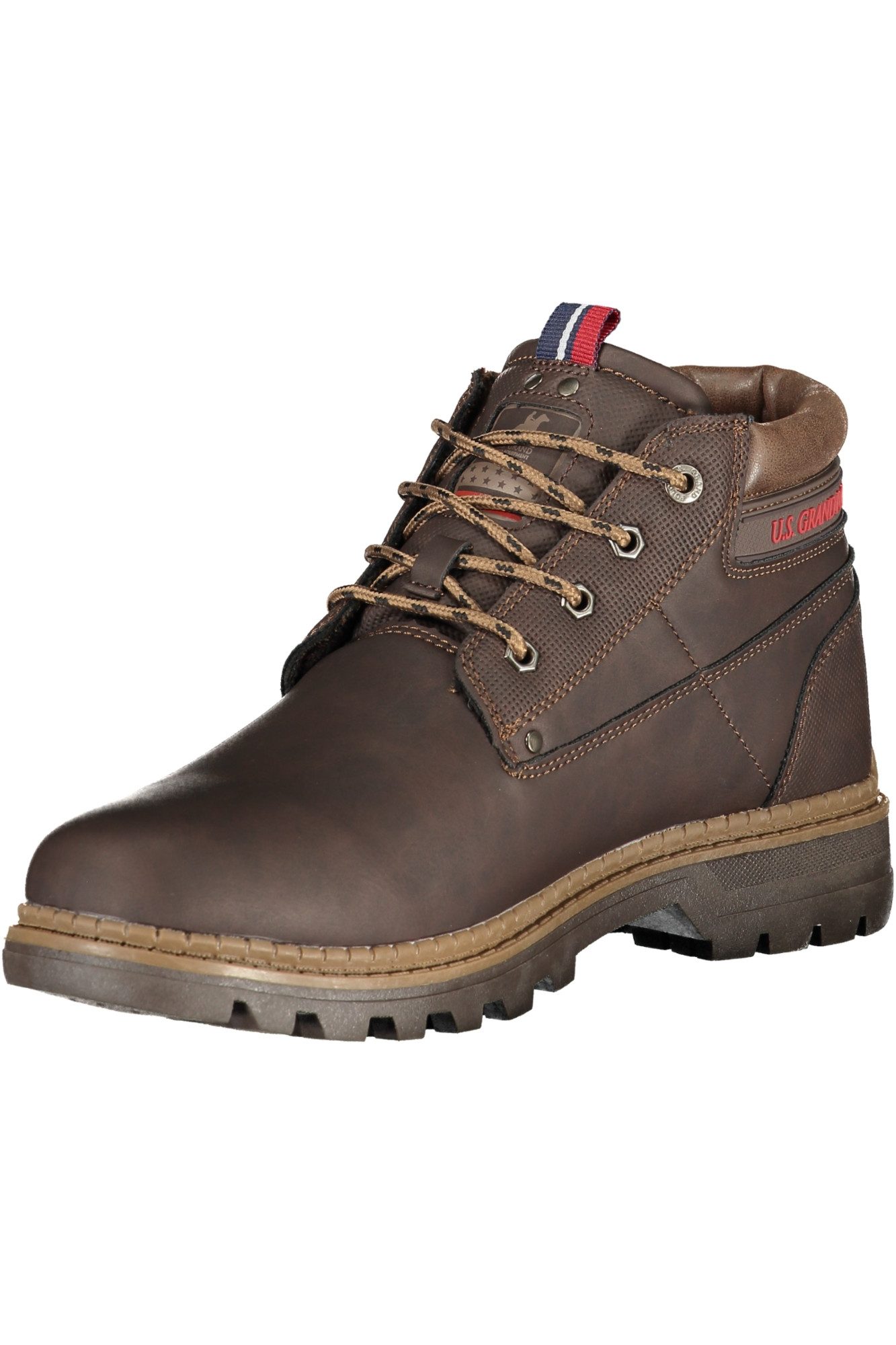 U.S. Polo Stiefelette Trendige Herrenstiefel: Braune Schnürstiefelette