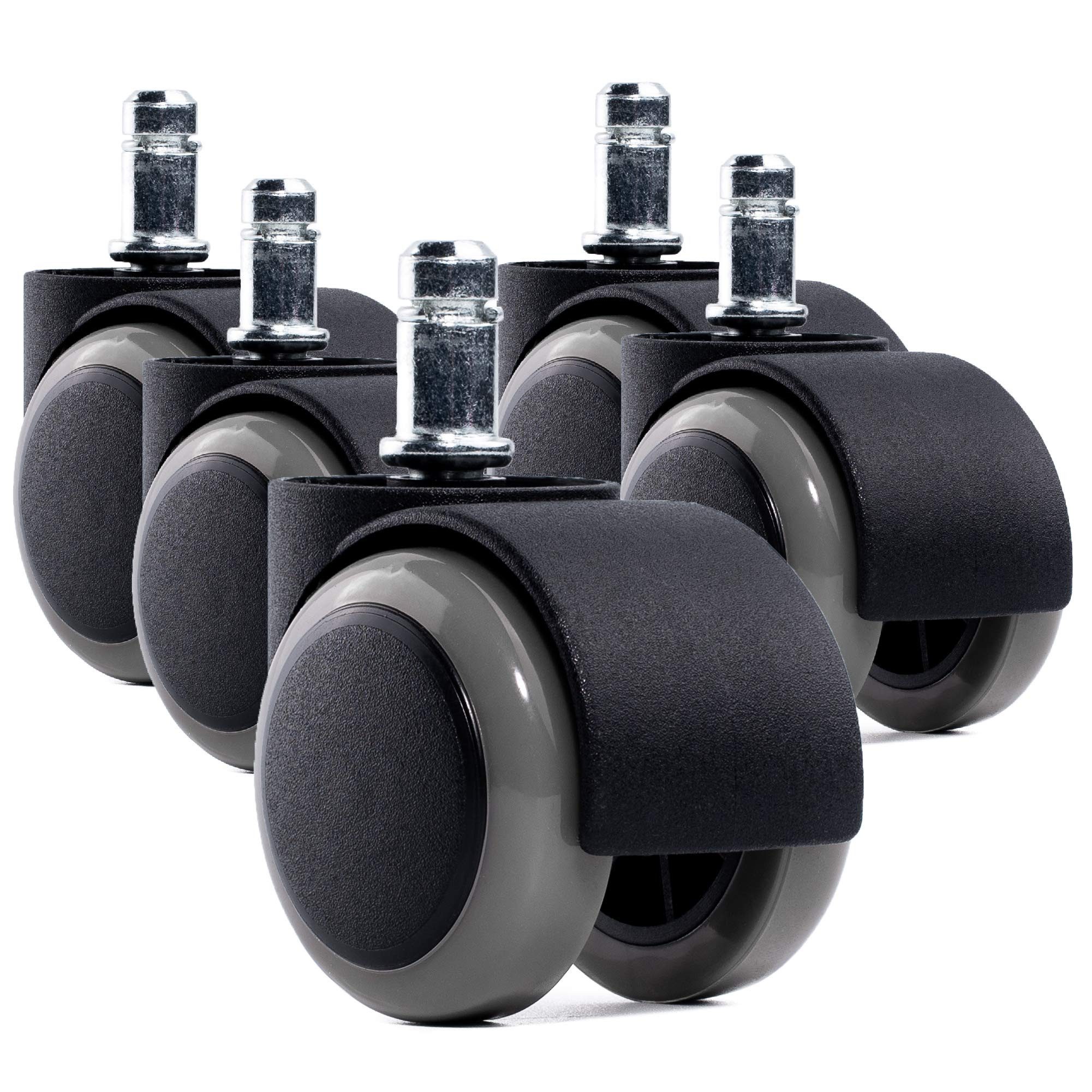 WINTEX Stuhlrolle Hartbodenrollen für Bürostühle - 11mm Rollen für alle Obe günstig online kaufen