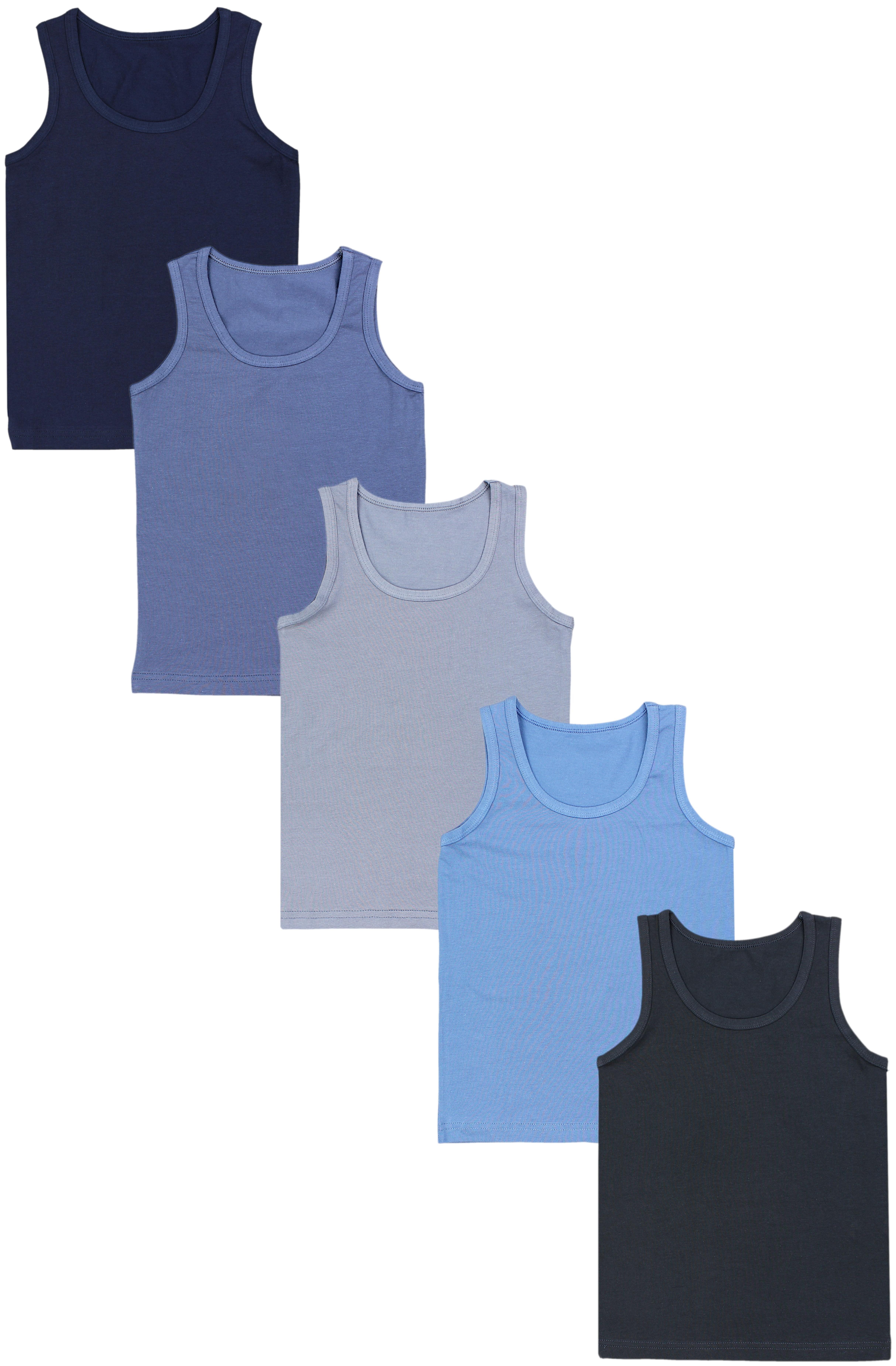 TupTam Unterhemd TupTam Kinder Jungen Unterhemd Ärmellos Tanktop 5er Pack