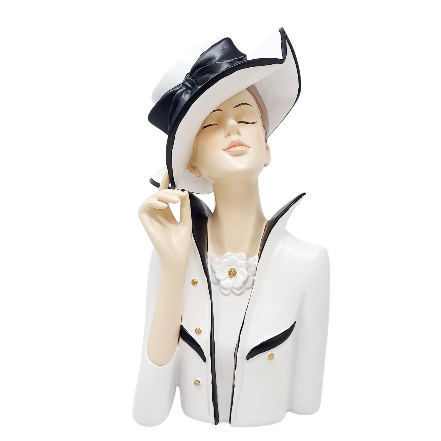 formano Dekofigur LADY, Handbemalt, Mehrfarbig, Frau, H: 28cm
