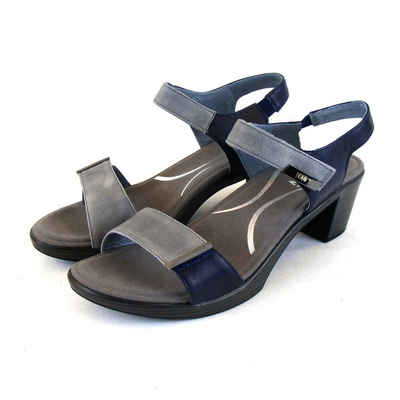 NAOT Naot Intact blau grau Damen Schuhe Sandaletten Leder Fußbett 17958 Sandalette
