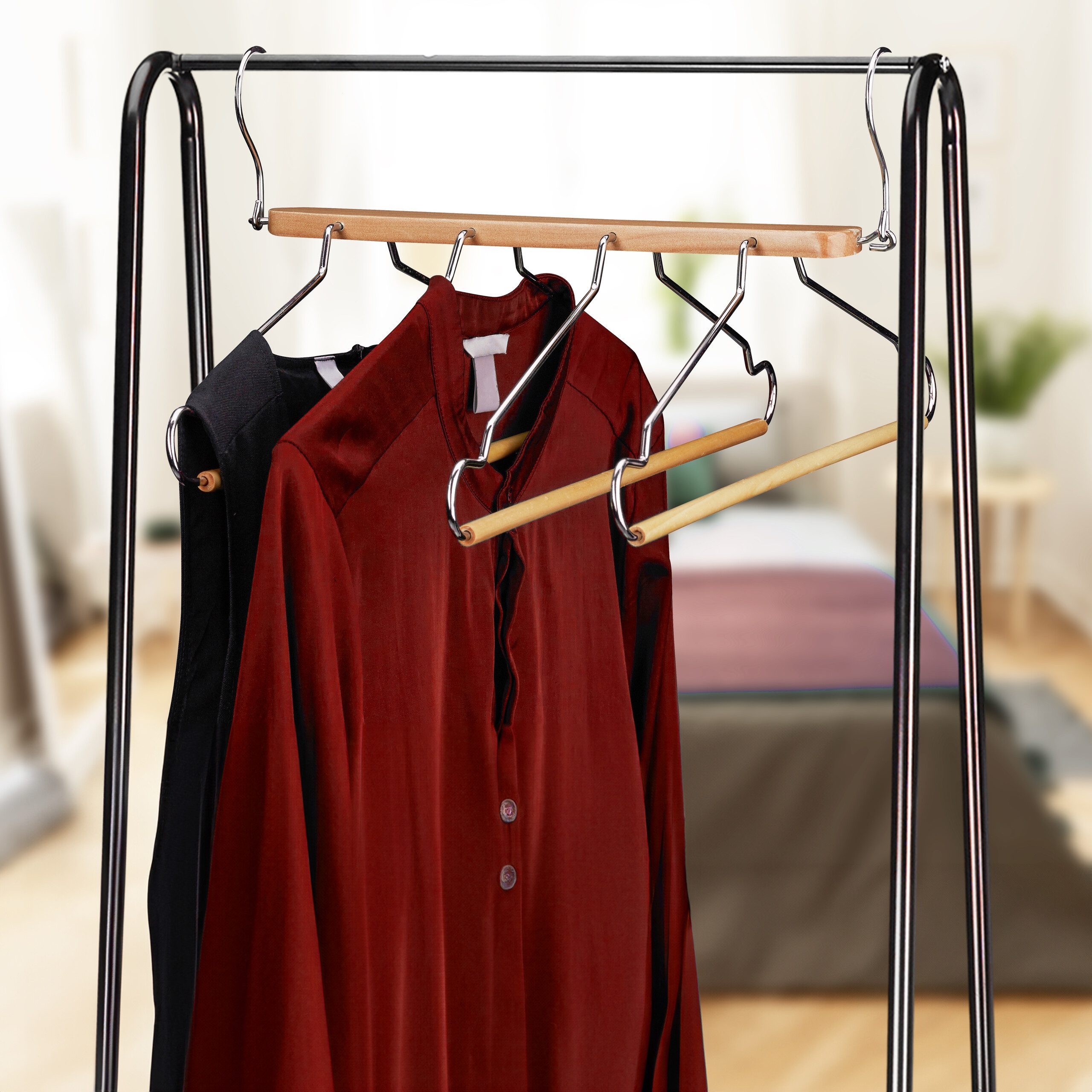 relaxdays Mehrfach-Kleiderbügel Mehrfach Kleiderbügel, (1er Pack, günstig online kaufen